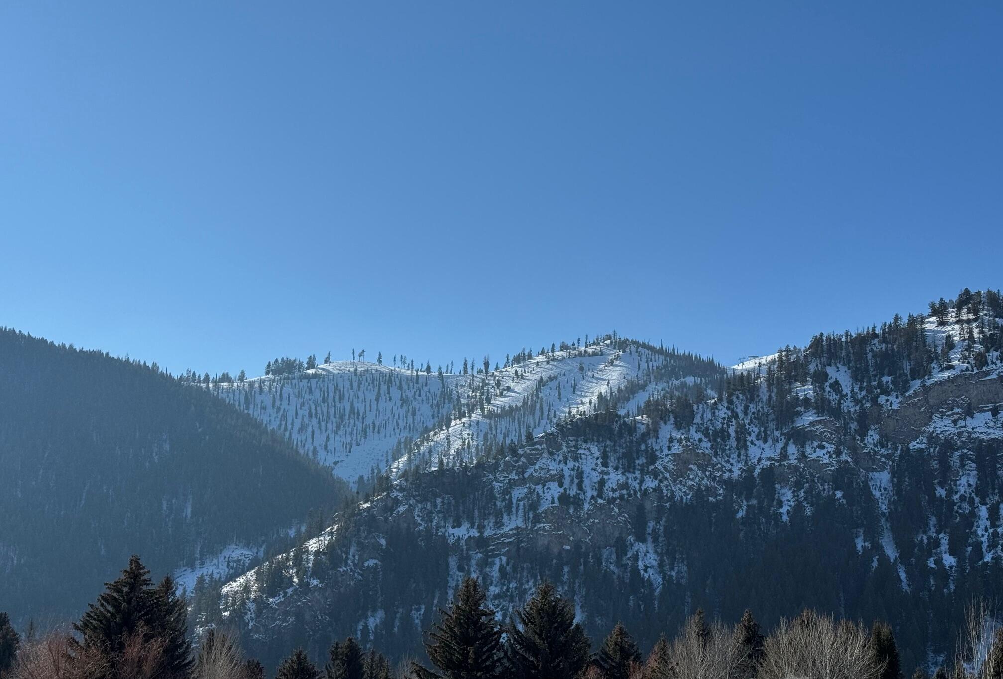 Ski slope views