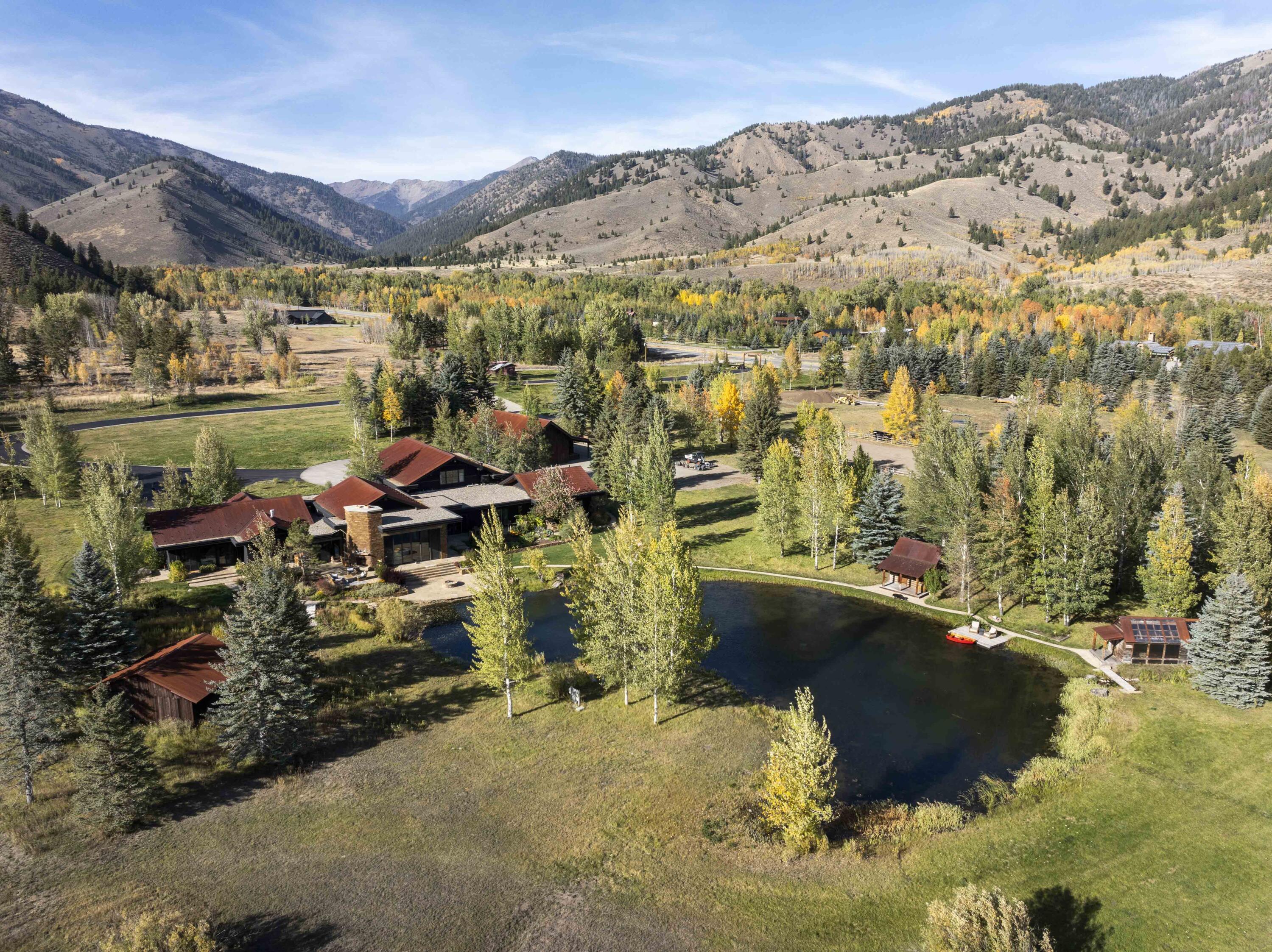 Mature trees on the property