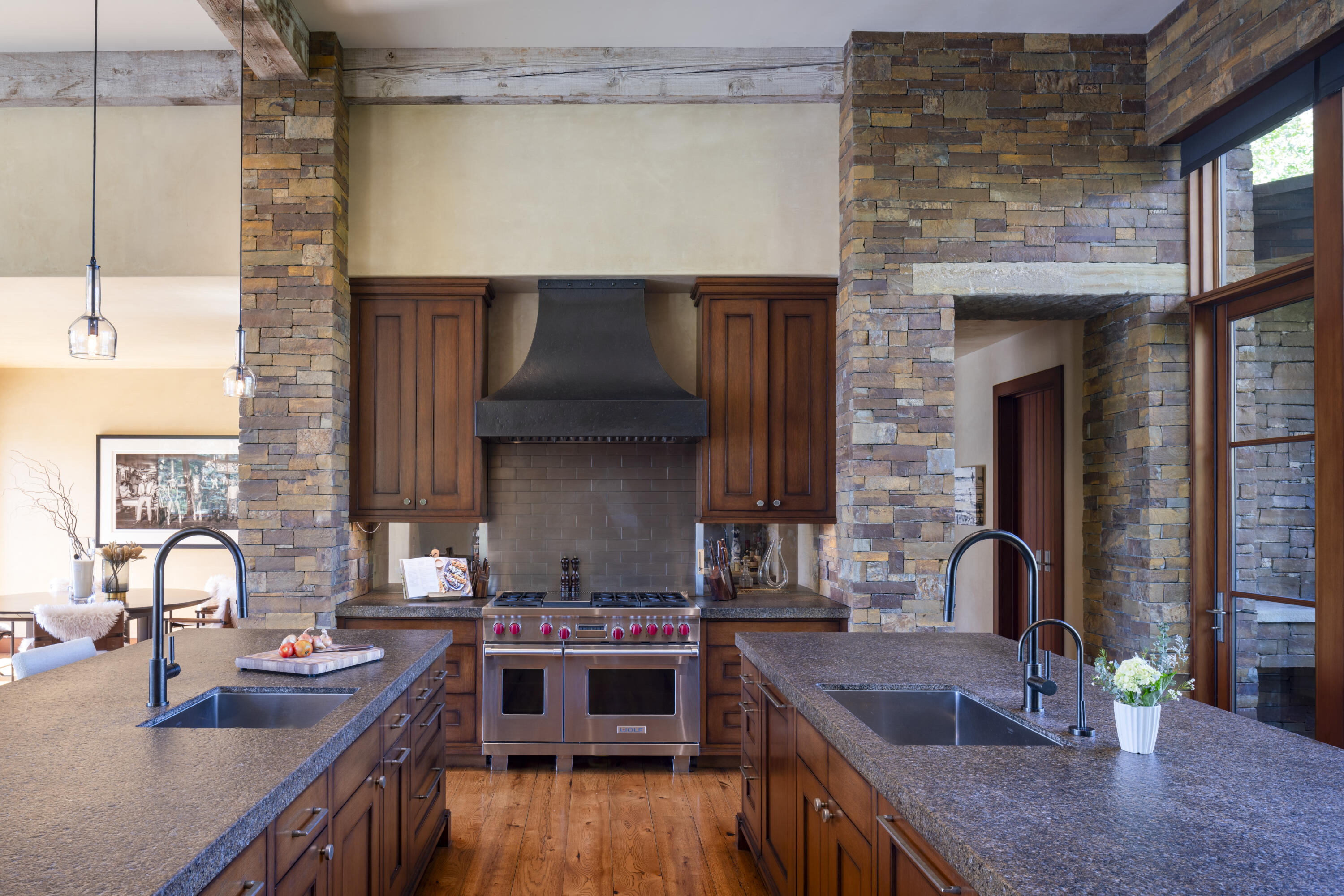 double islands in kitchen
