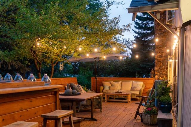 Deck at Twilight