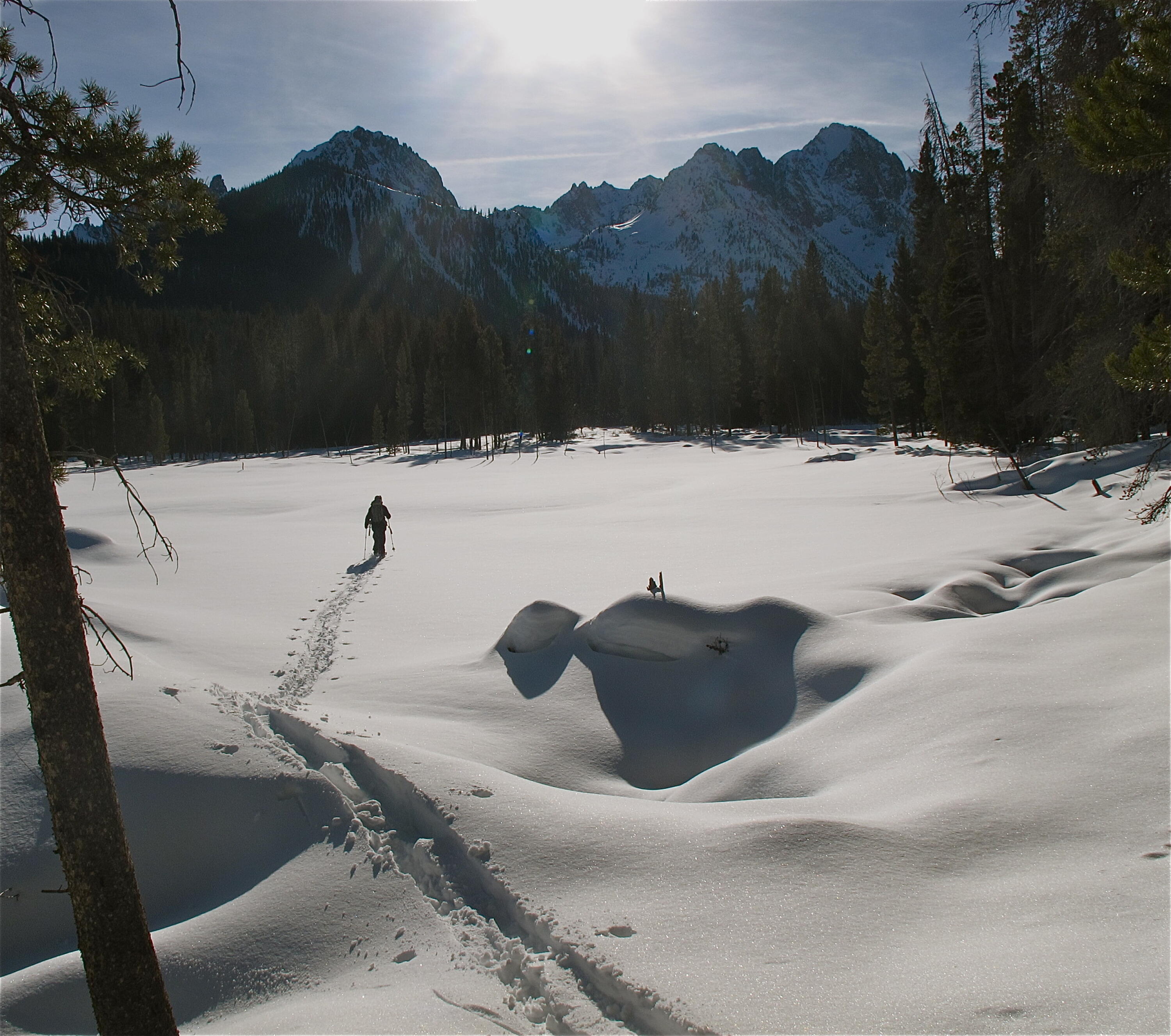 Great backcountry skiing here