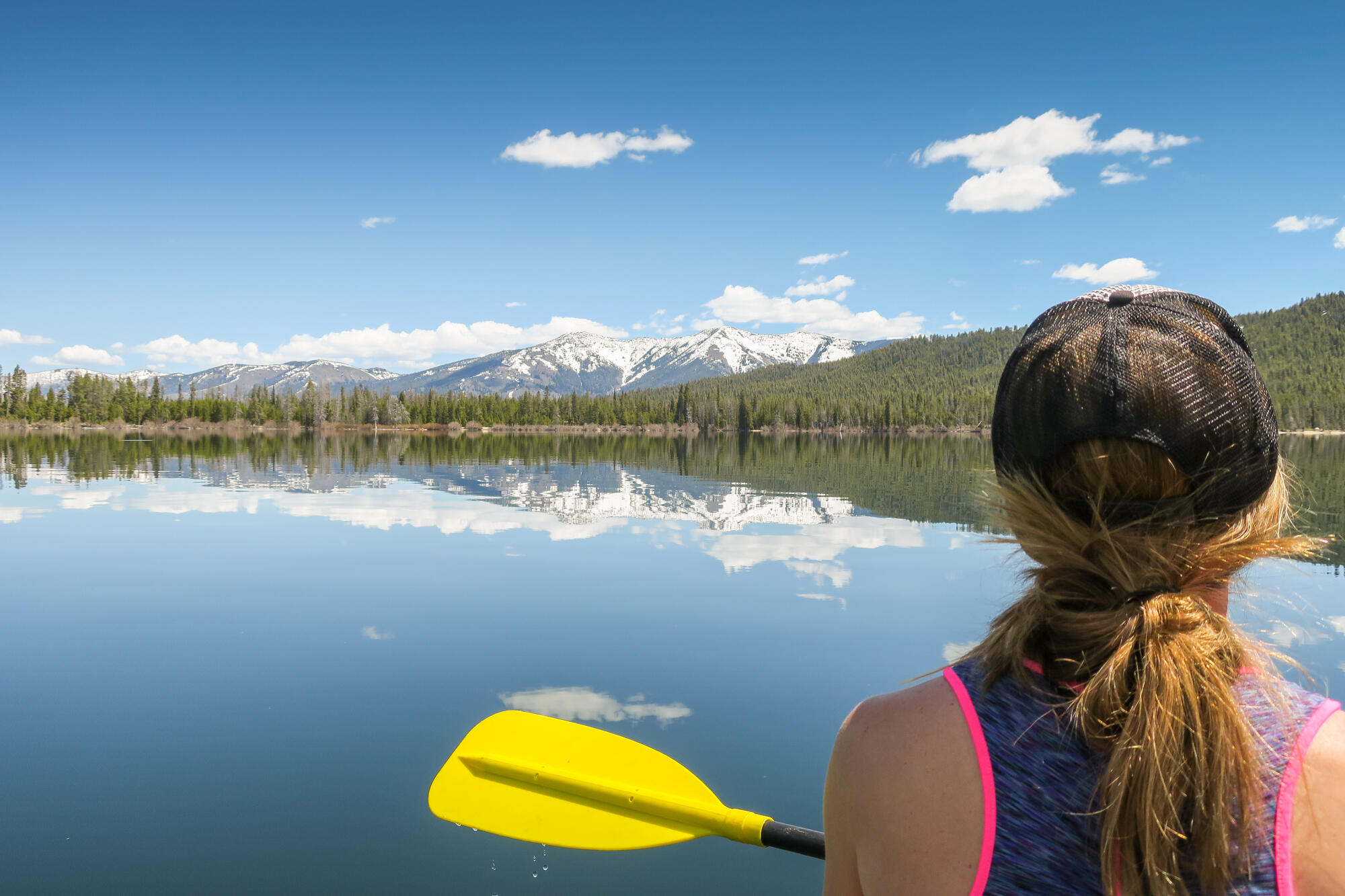 Paddle an alpine lake and take a hike