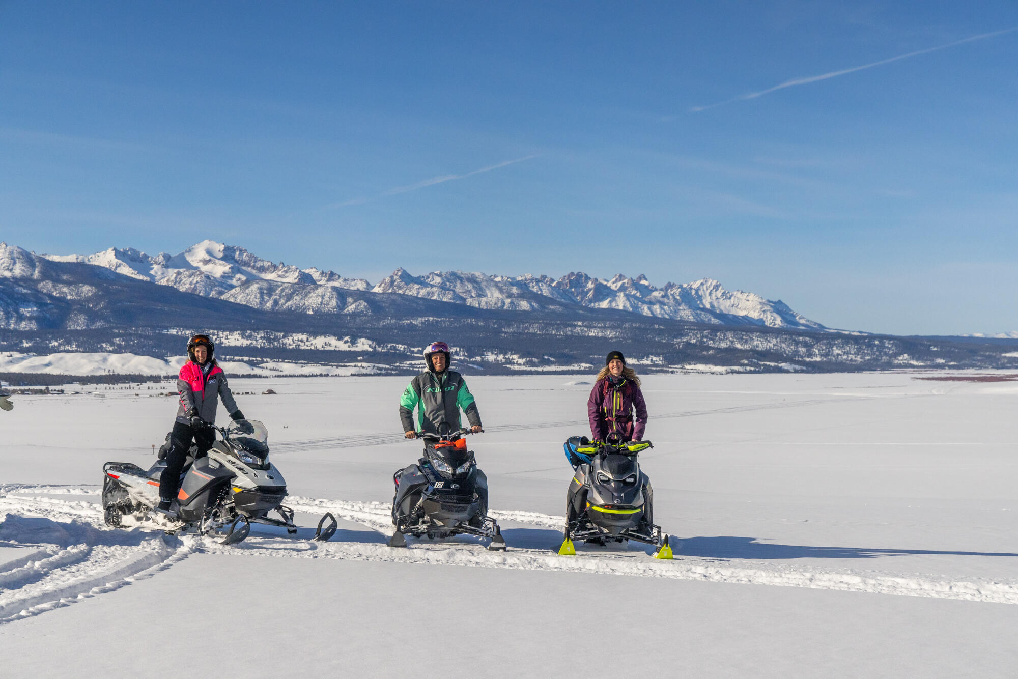 Snowmobile from your door