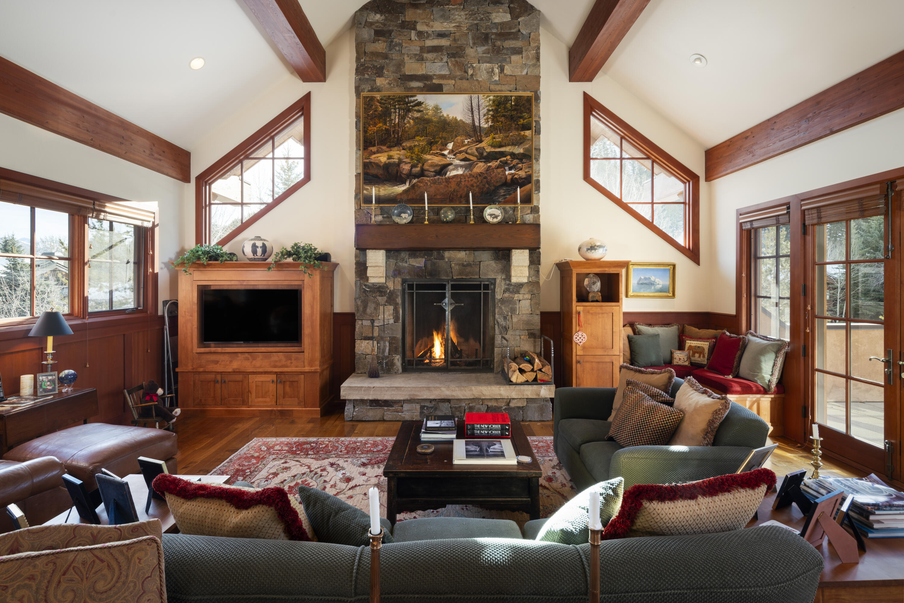 Fireplace living room