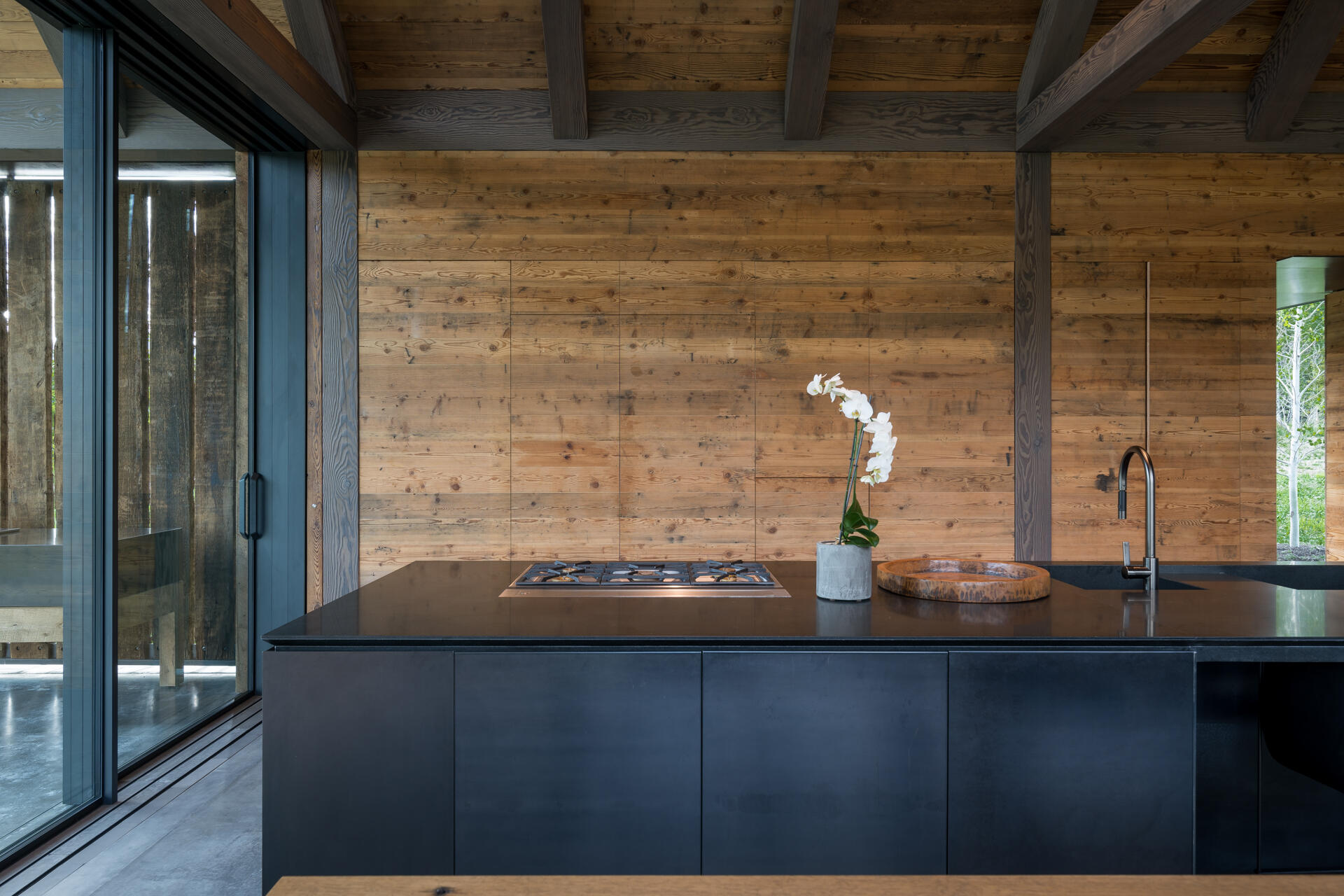 Hidden appliance wall