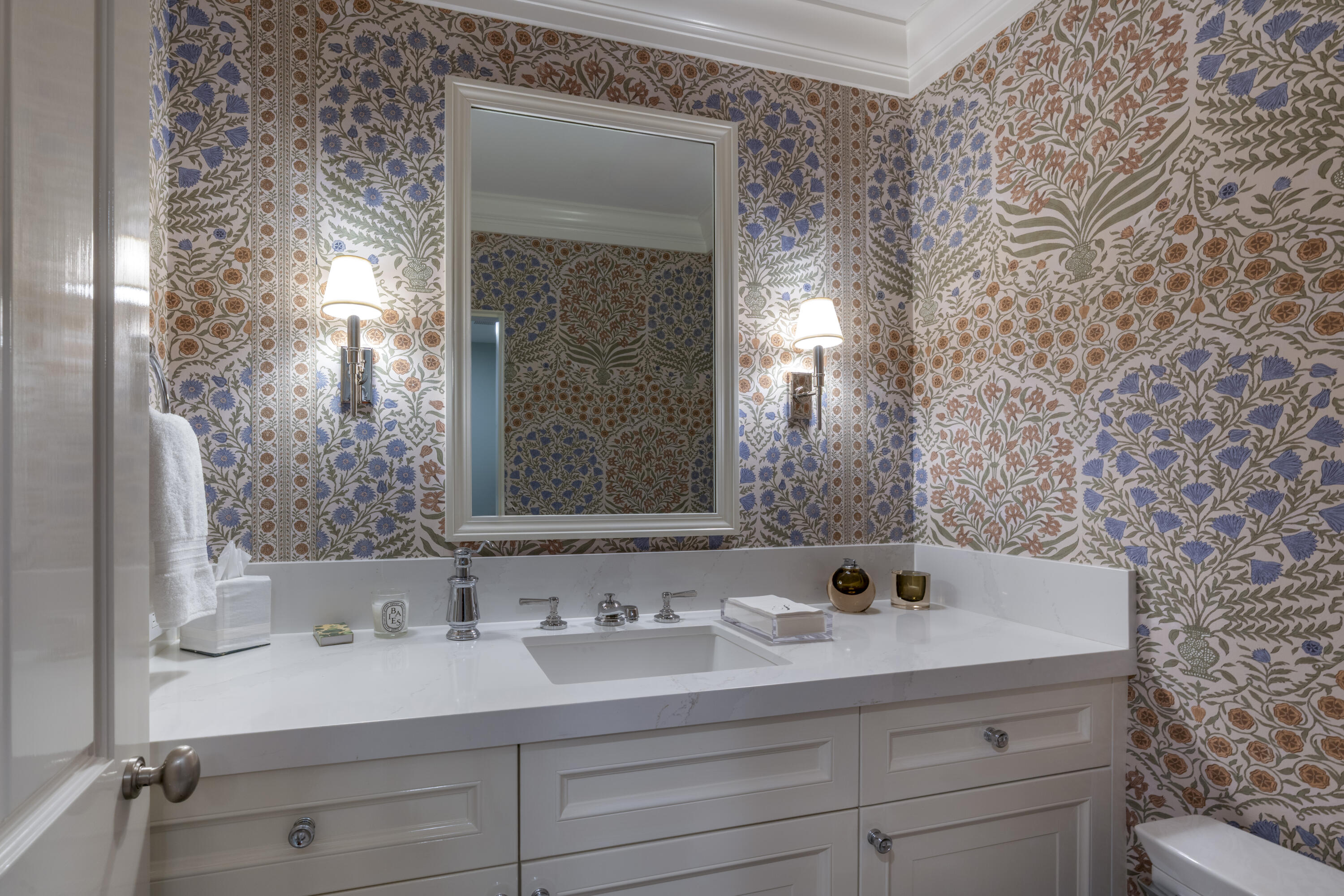 One of two Powder Rooms