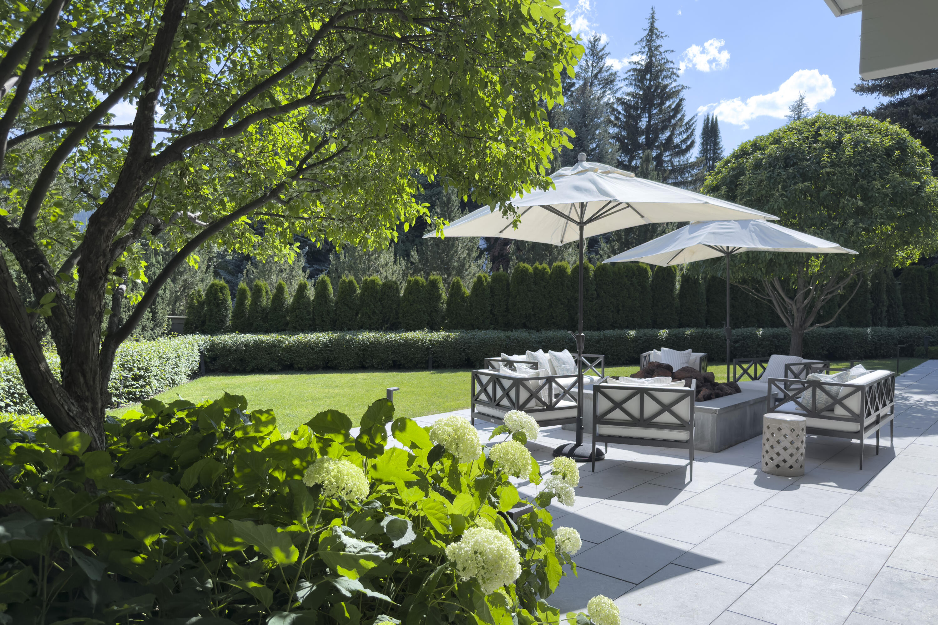 Guest Rooms opens to patio