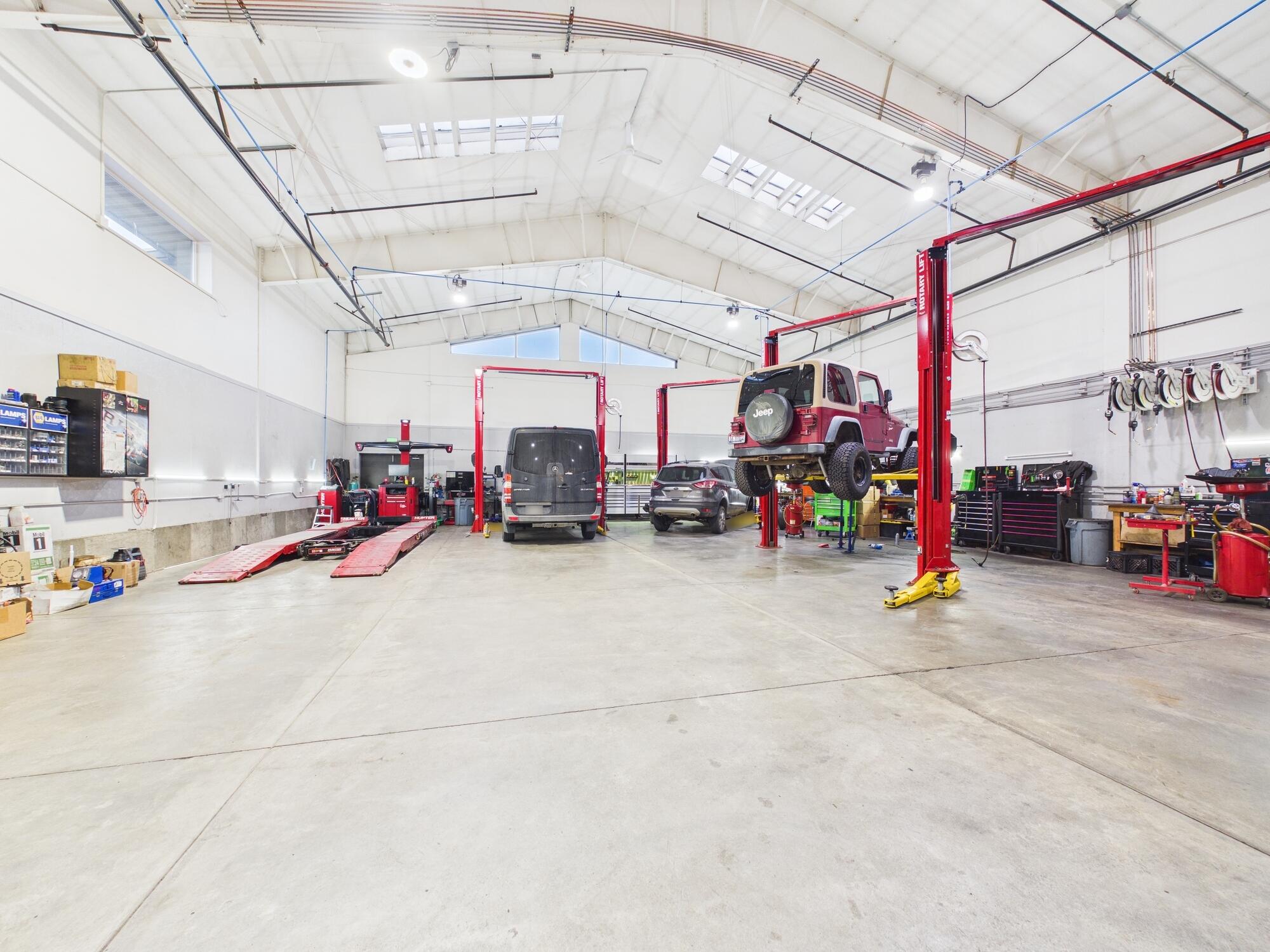 Large shop floor
