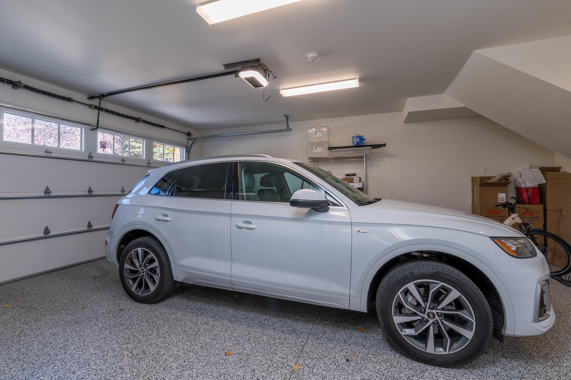 Room for 3 vehicals plus gear