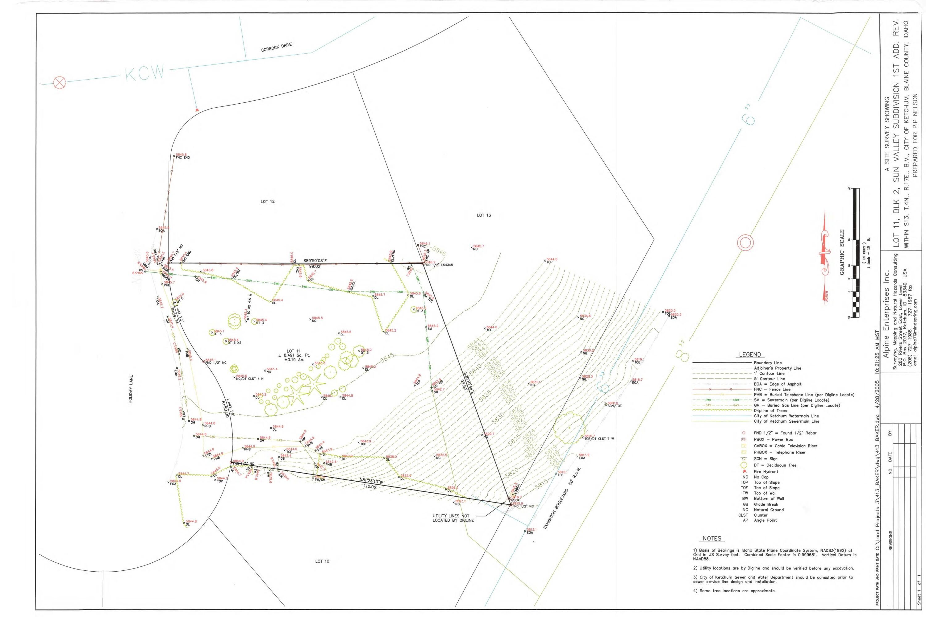 Site Plan 105 Holliday