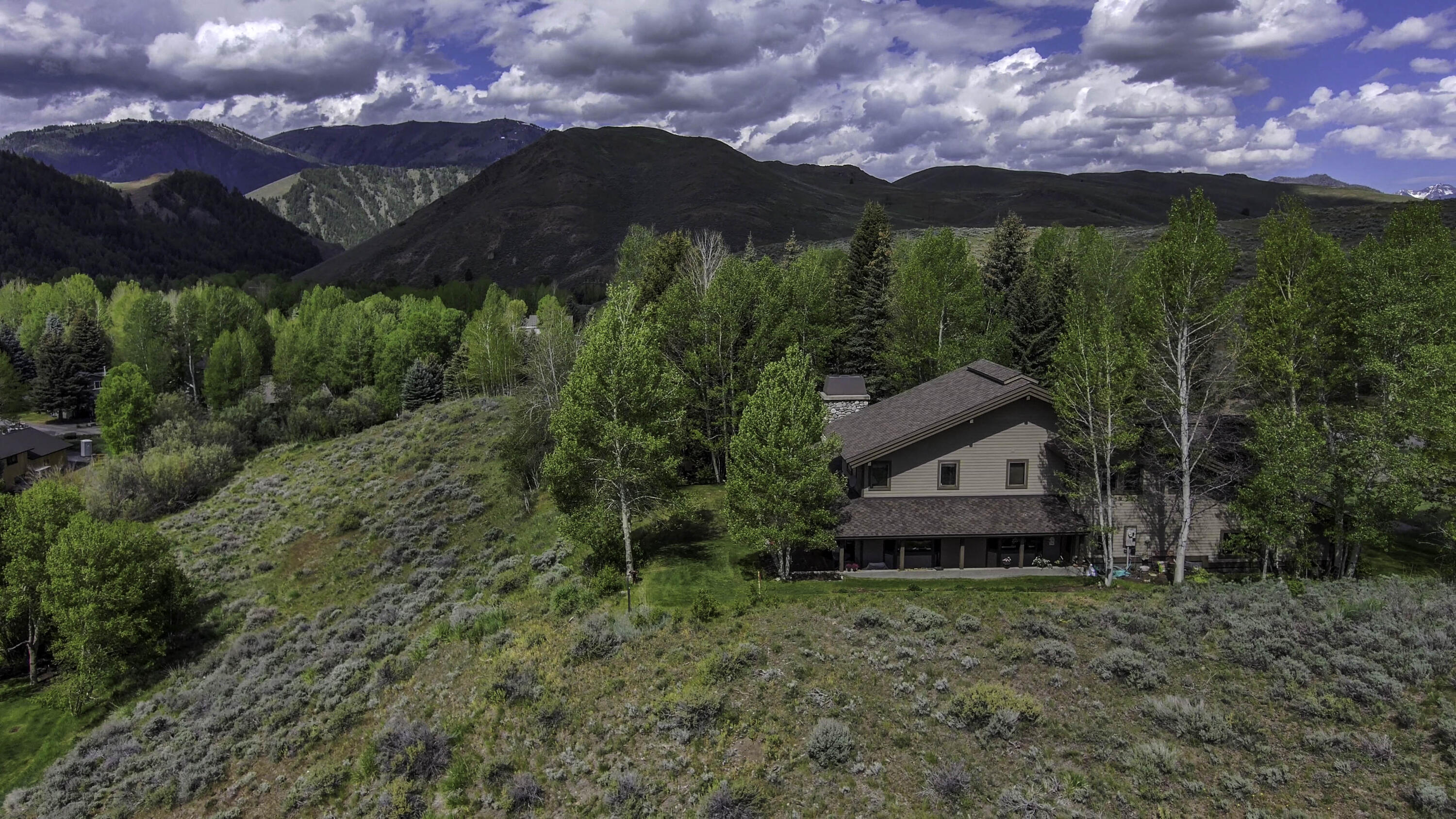 Home with views West of Baldy