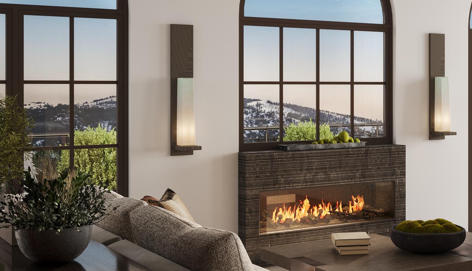 Living Room Detail Render - Mountain Sha