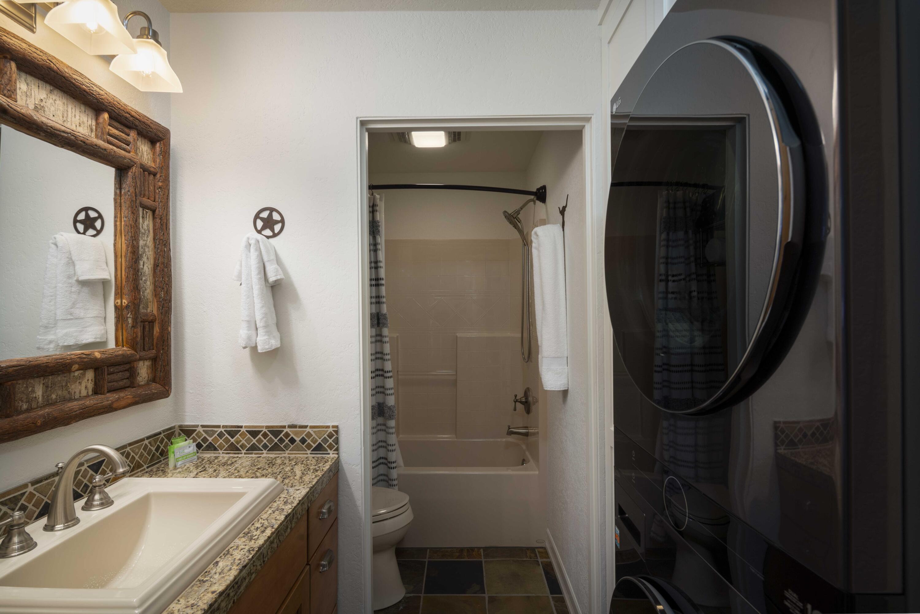 Bathroom with Laundry