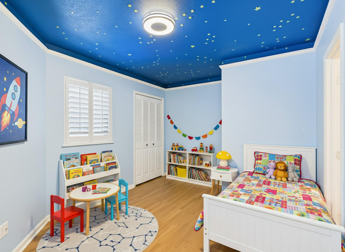 Staged Main Floor Bedroom