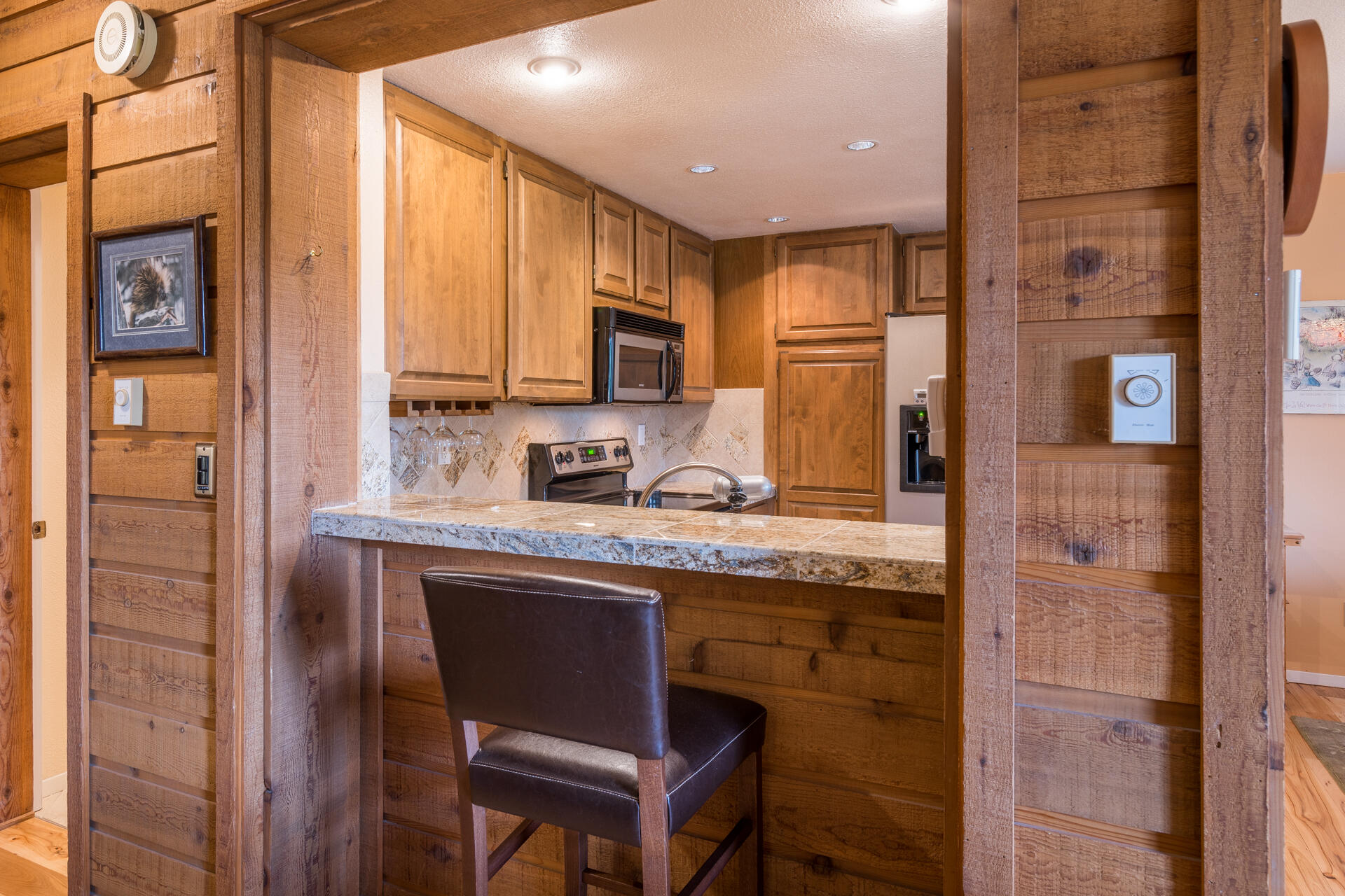 Bar nook - granite counter top