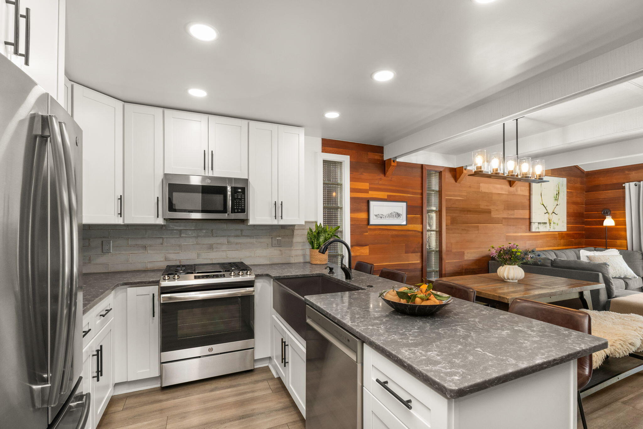 Remodeled kitchen