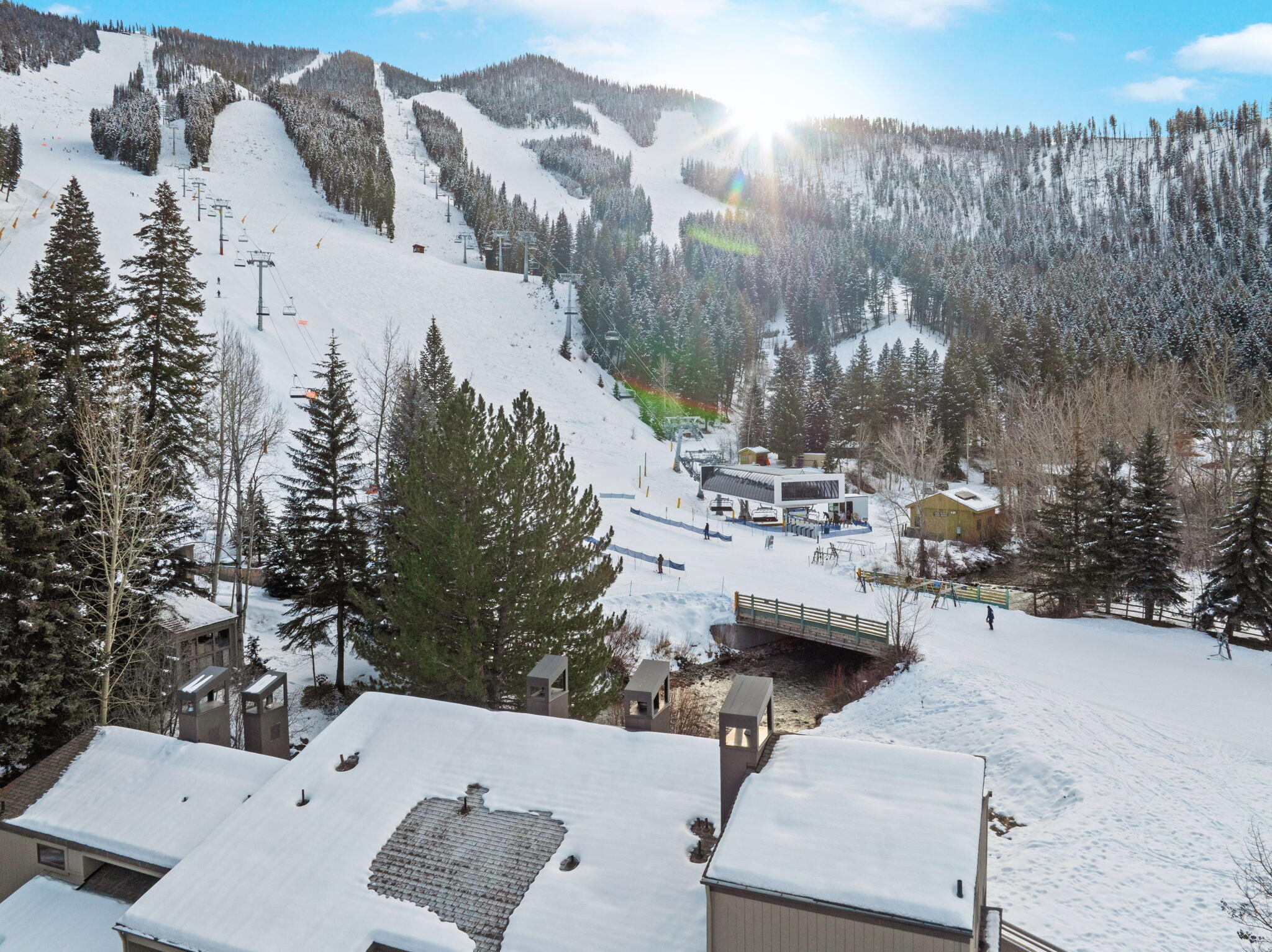 Aerial View - Warm Springs Creek