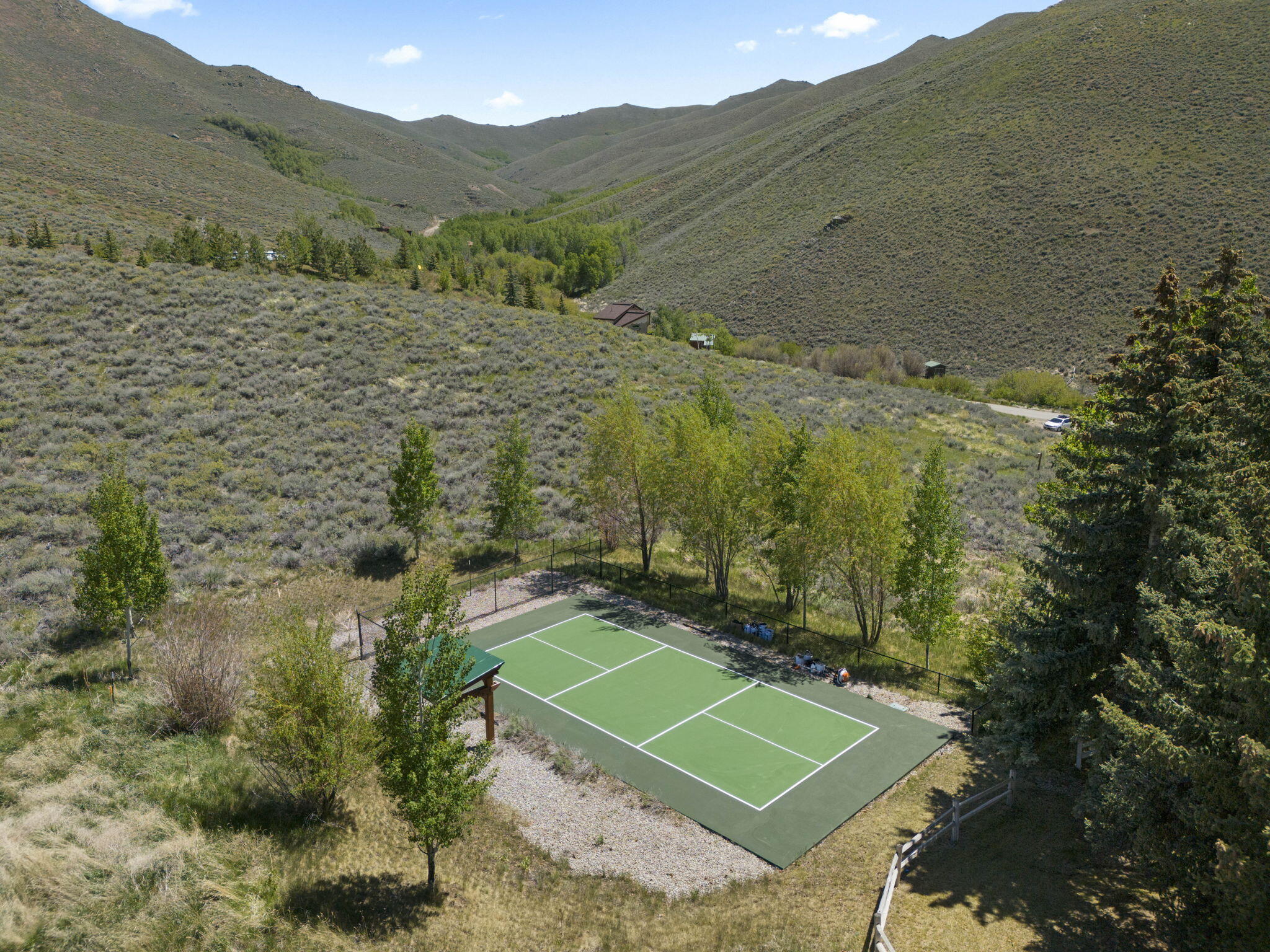 Pickleball court