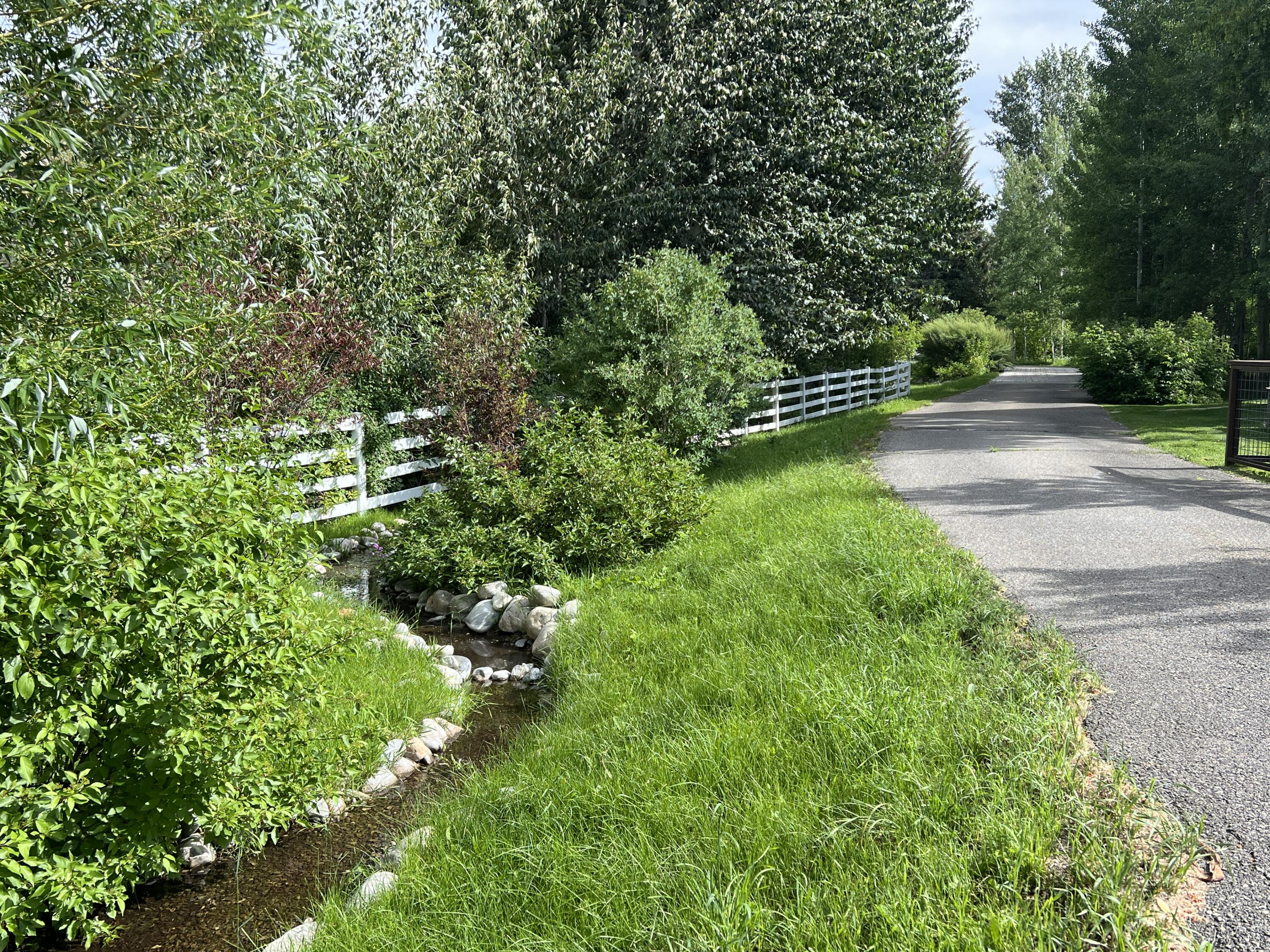 A restored seasonal stream...