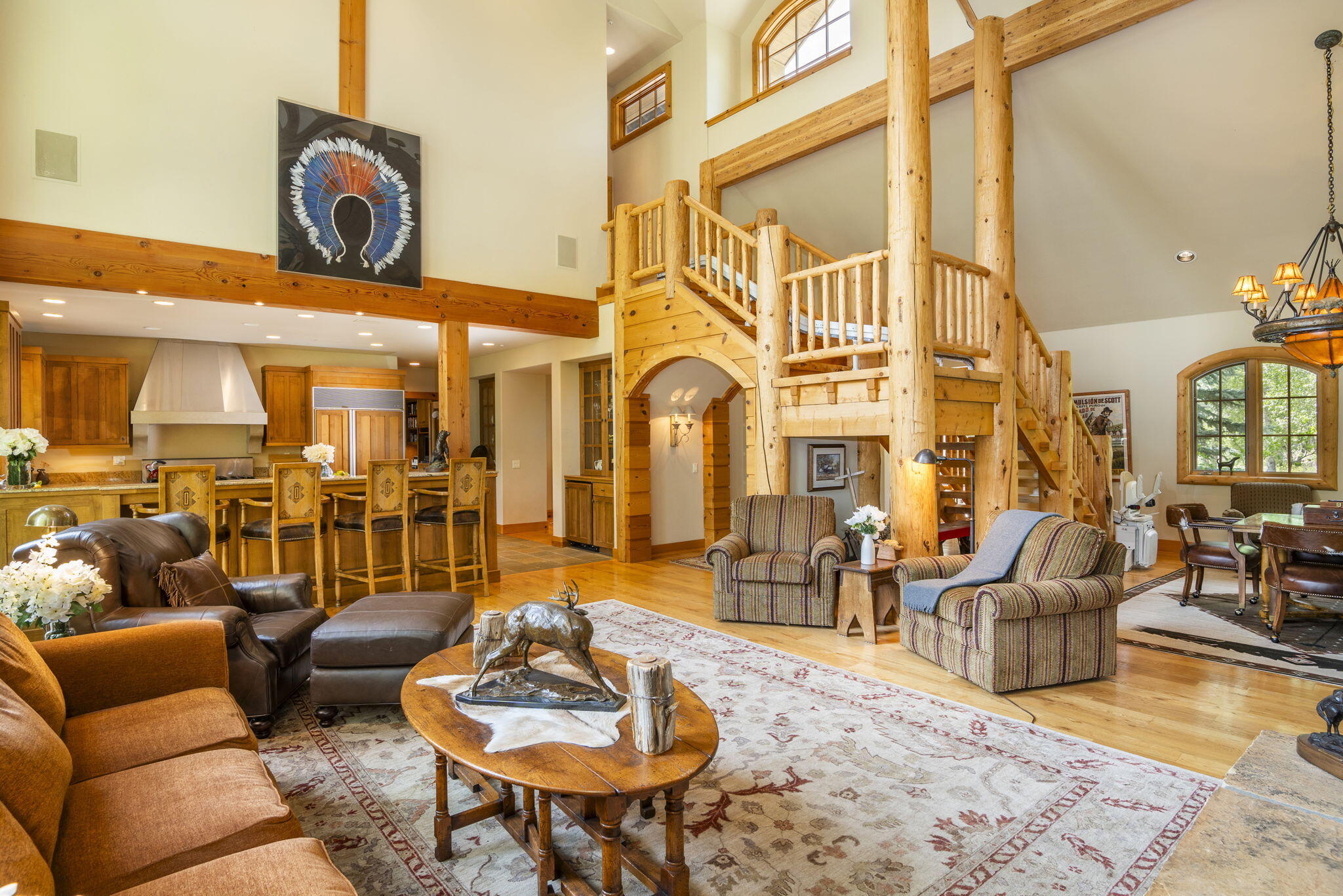 Open Floor plan and Cathedral Ceilin