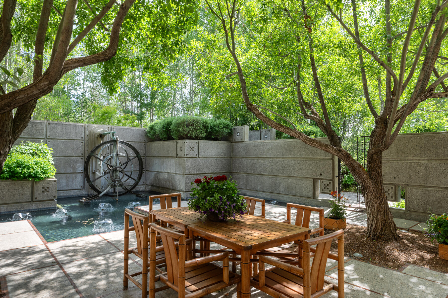 Beautiful water feature