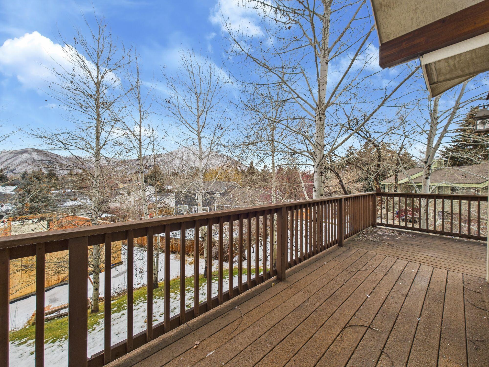 Upper Deck Off of Living Room