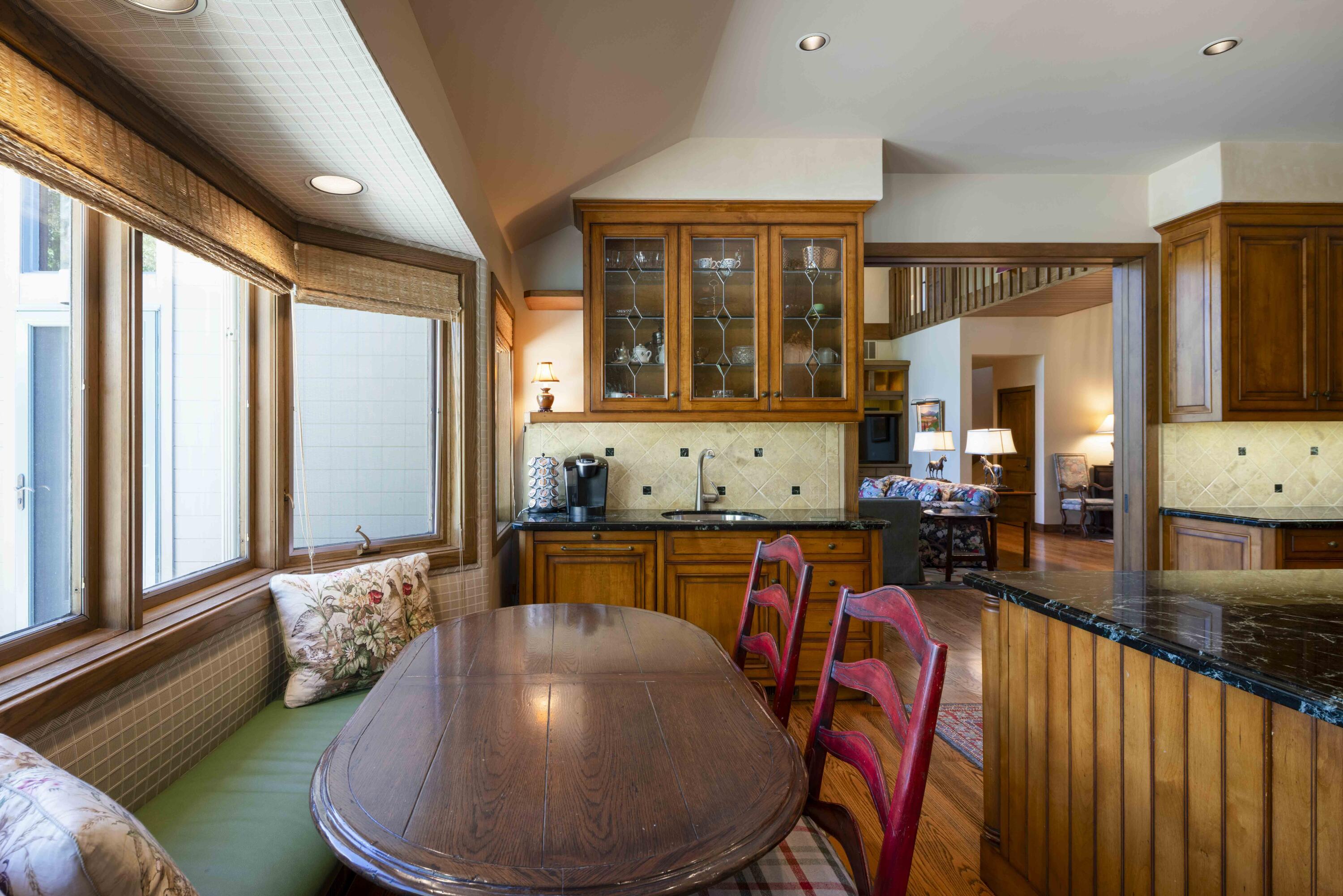 Kitchen nook seating
