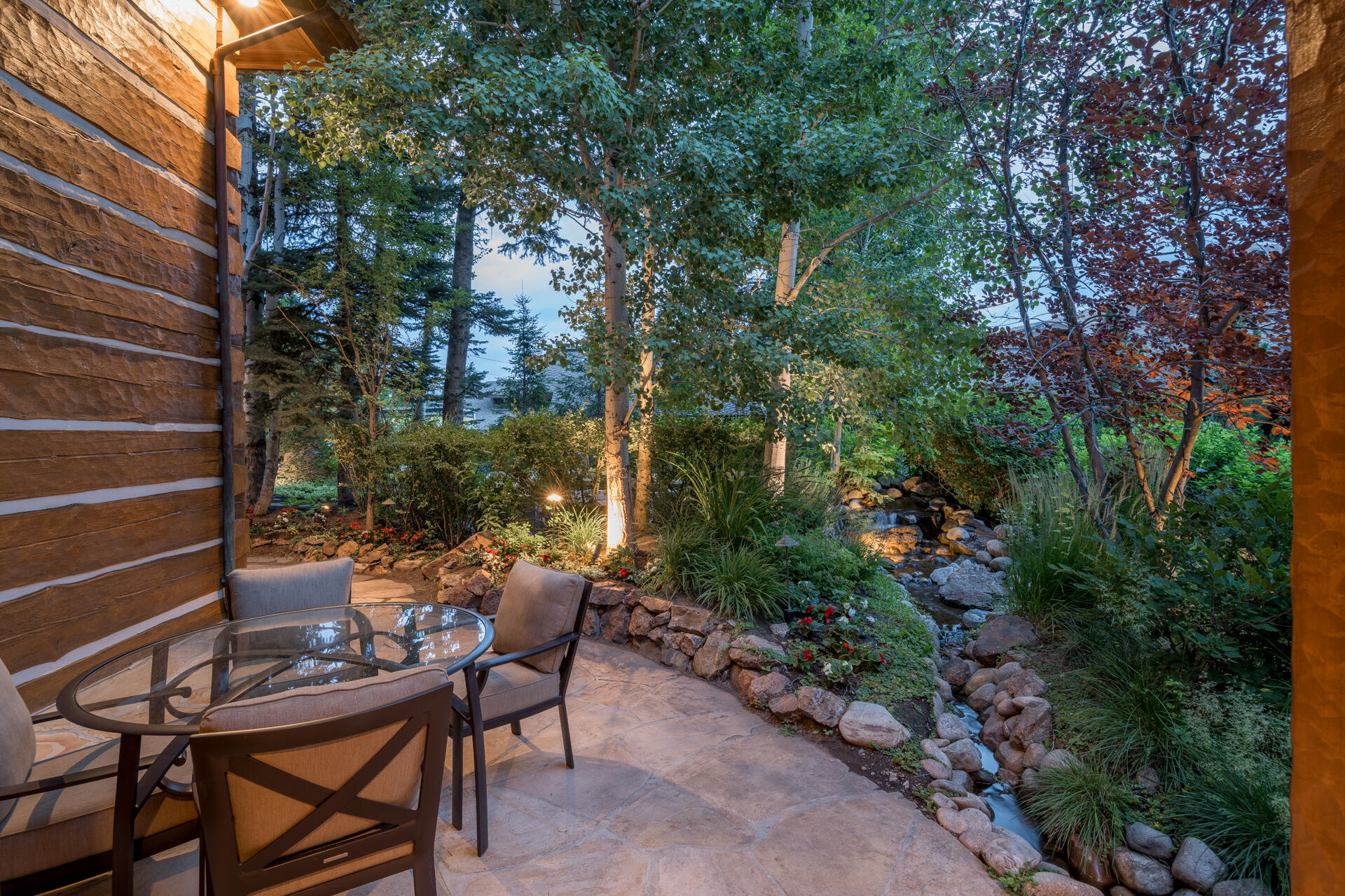 Exterior sitting area