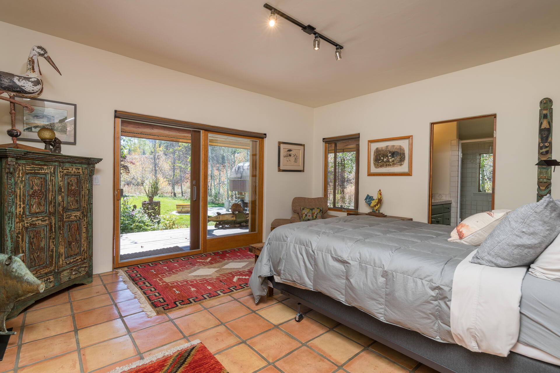 Primary bedroom with deck access