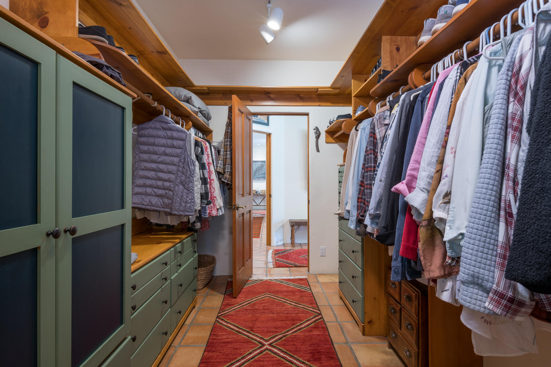 Primary walk-in closet