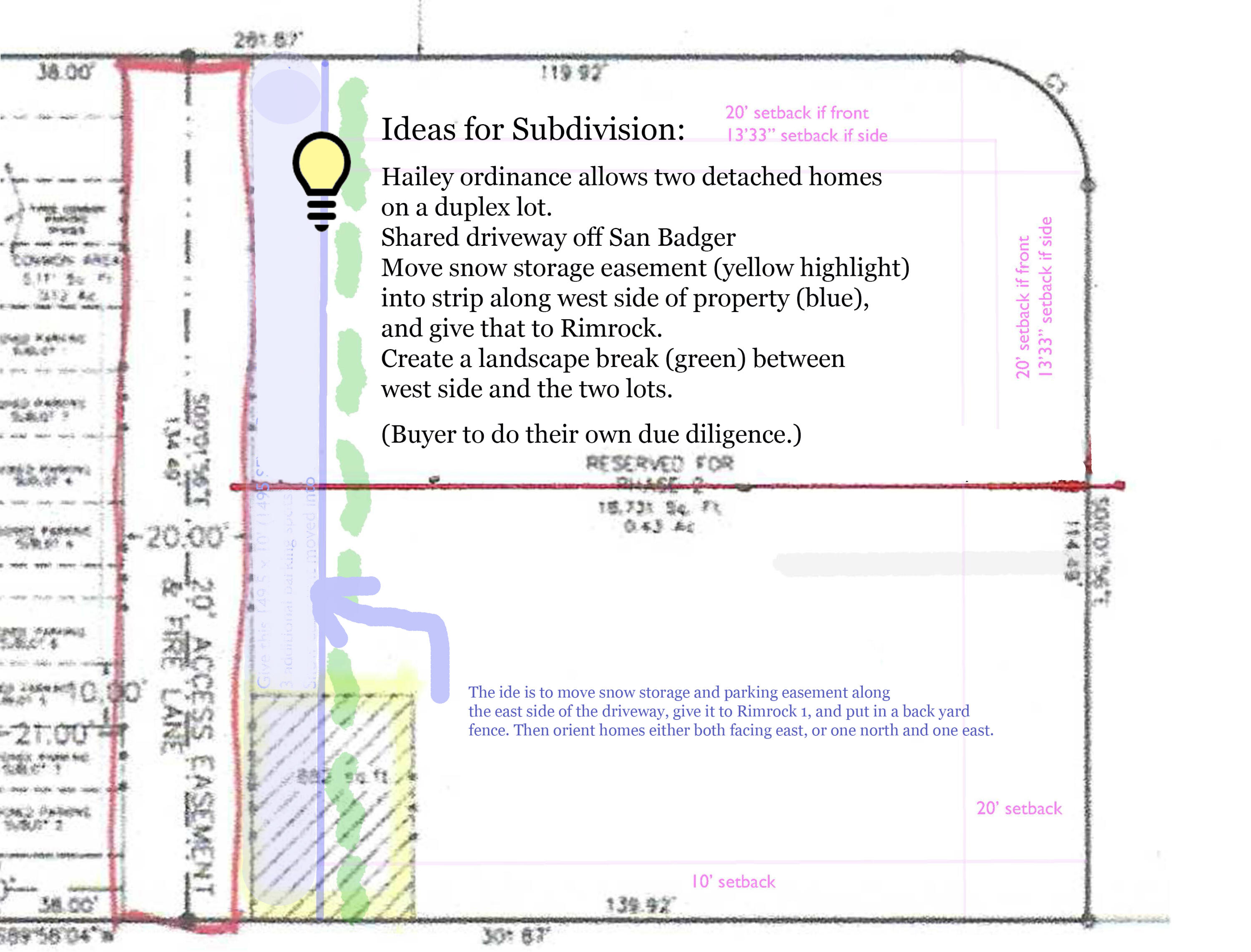 1050 E Myrtle St. (duplex Lot), Hailey, Idaho image 5