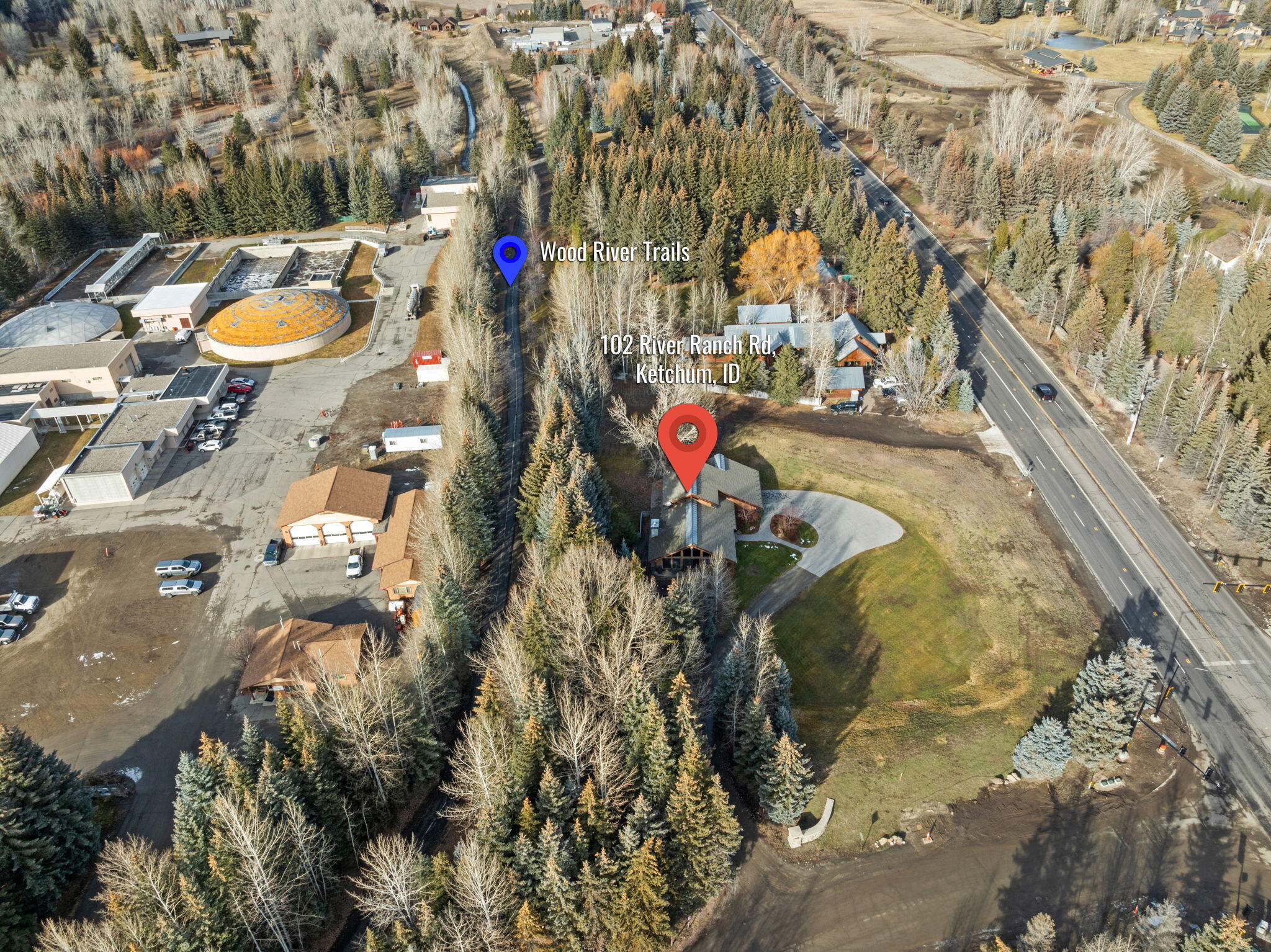 Right on Wood River Trails