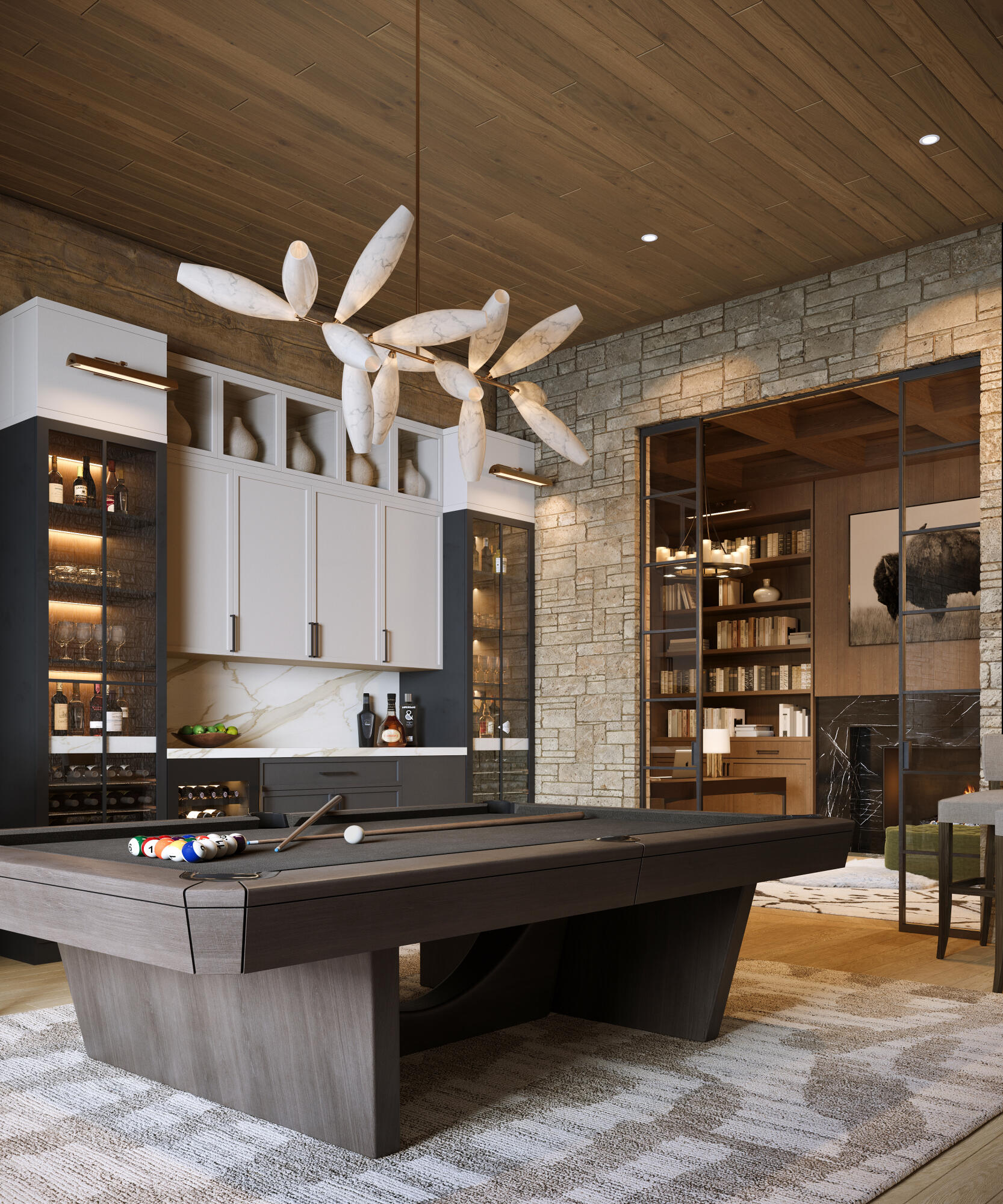 Concept Rendering: Game Room