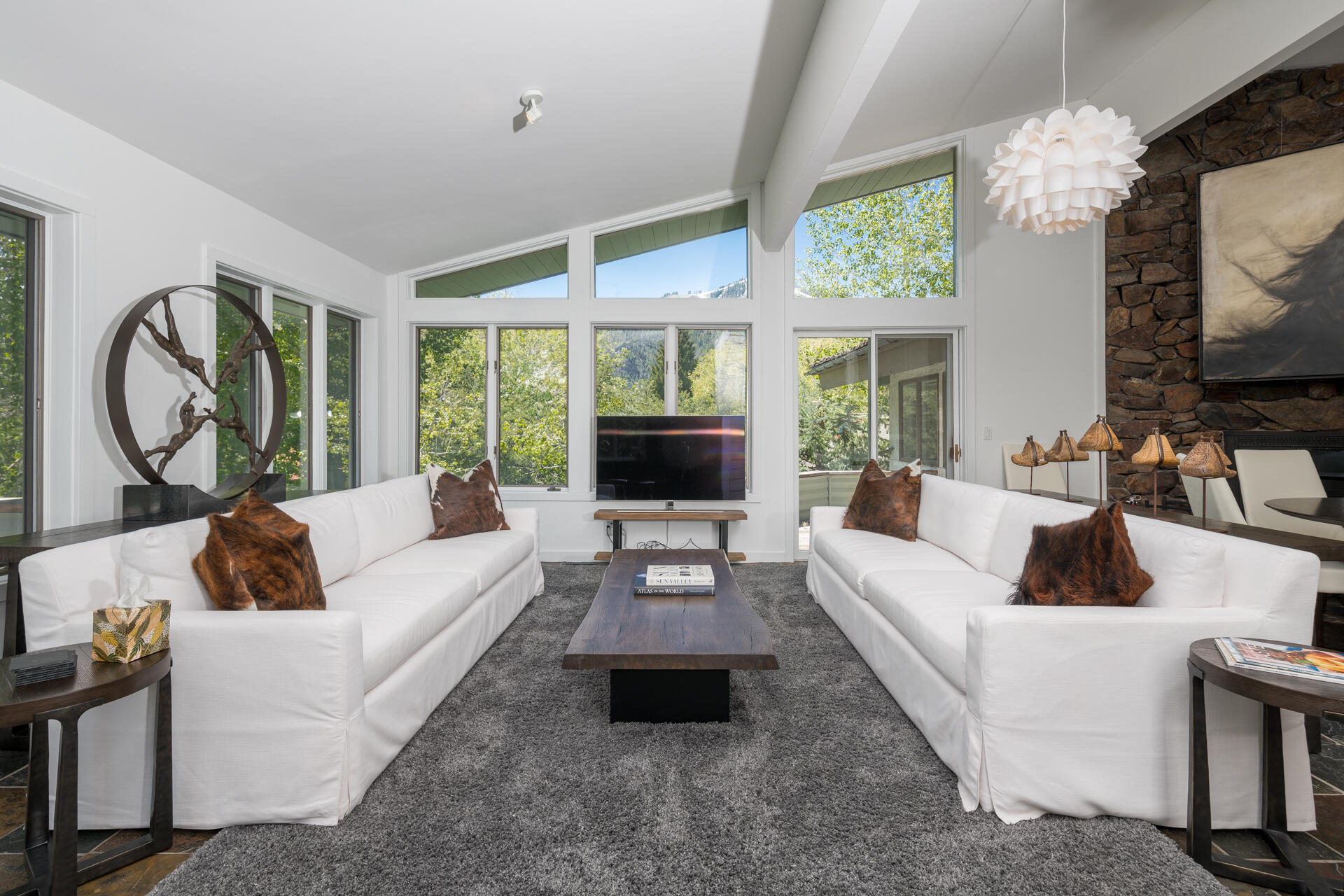 Living Room with Baldy Views