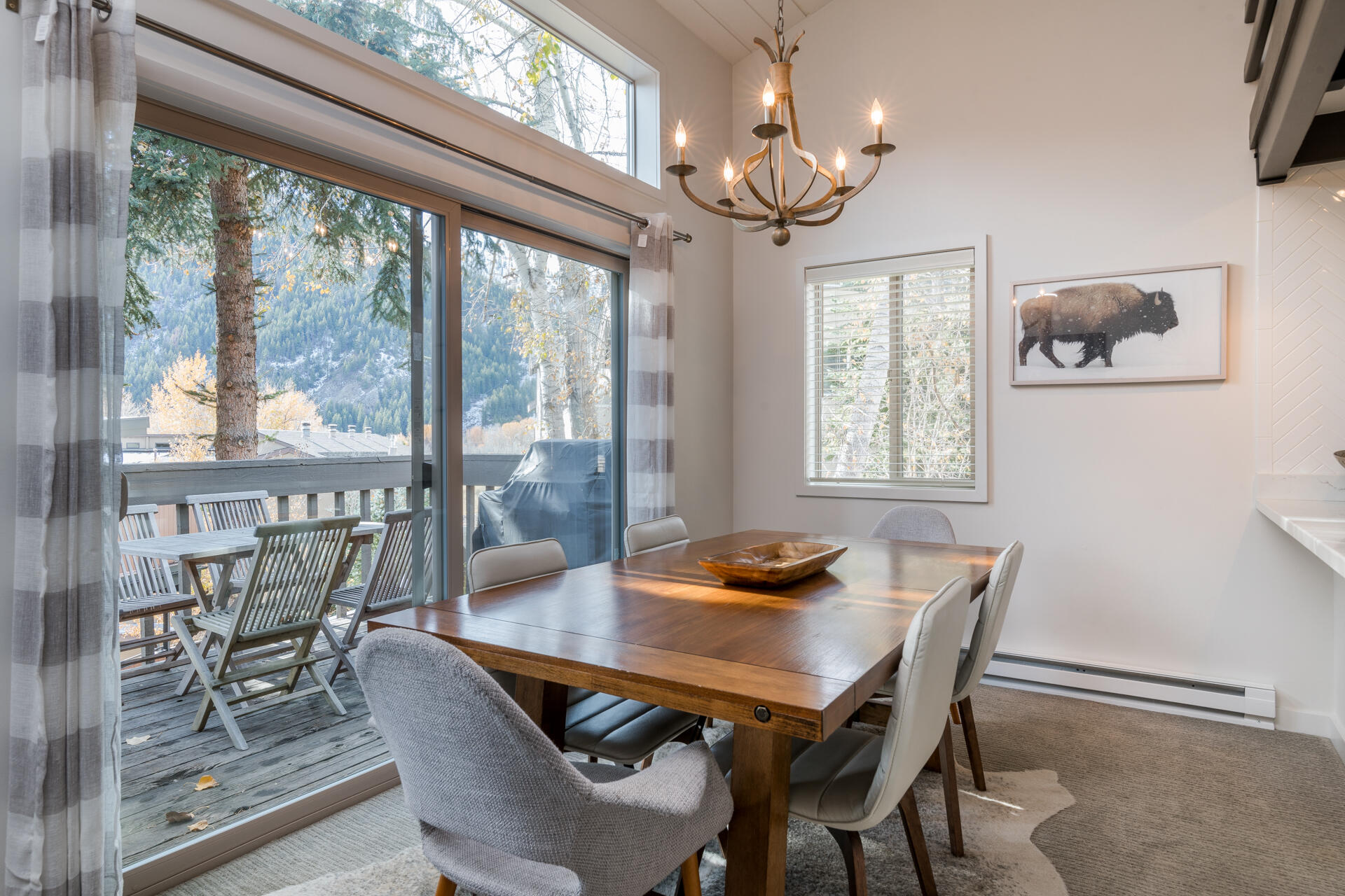 Dining Adjacent to Open Floor Plan