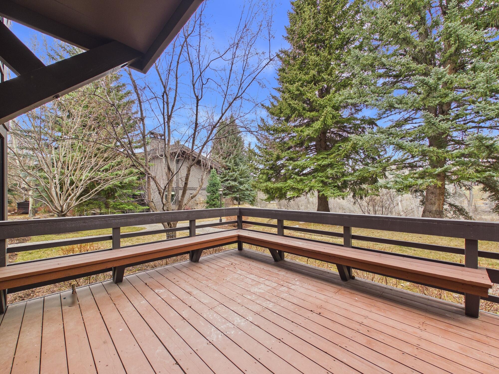 Deck Facing Trail Creek