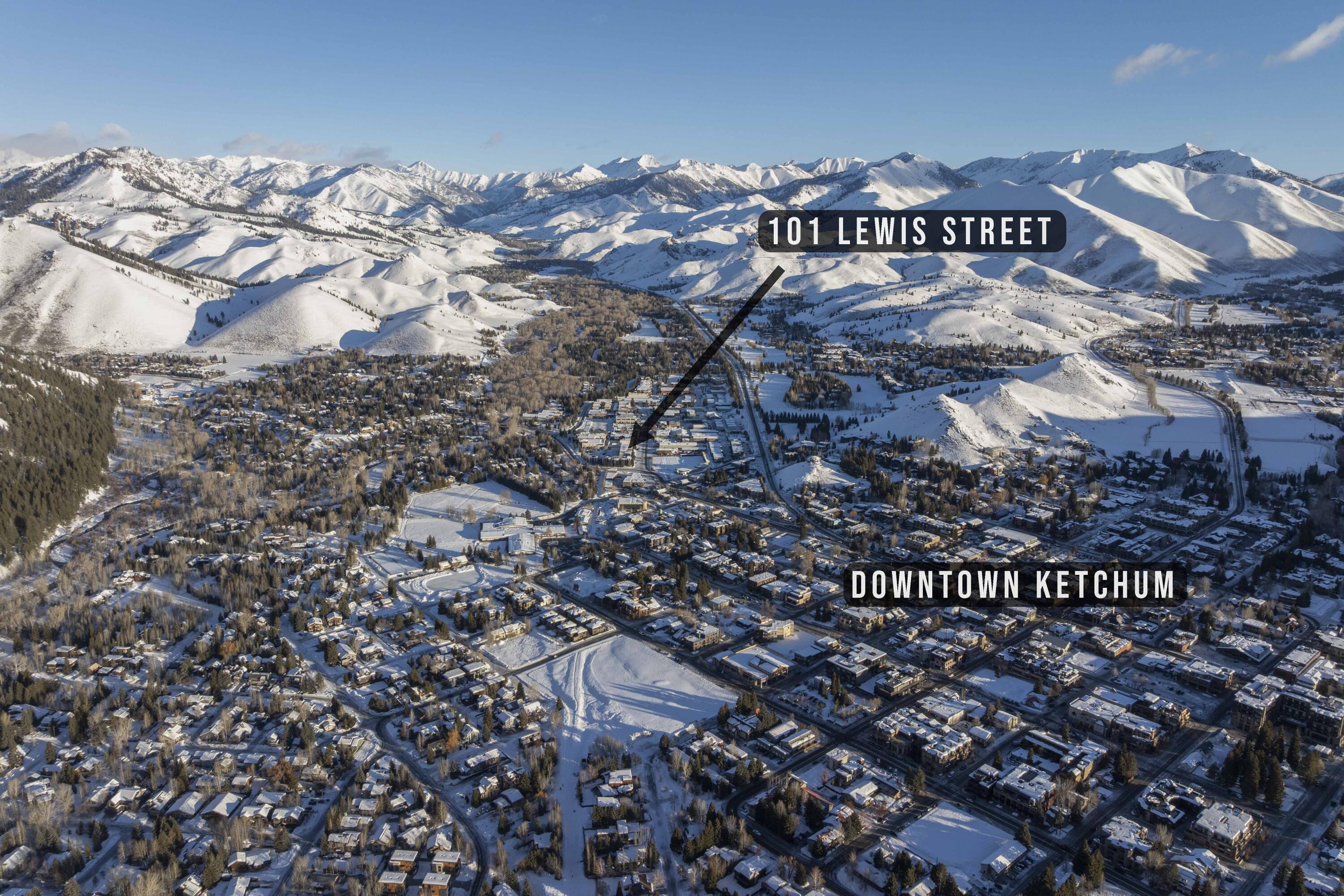 101 Lewis Street Aerial