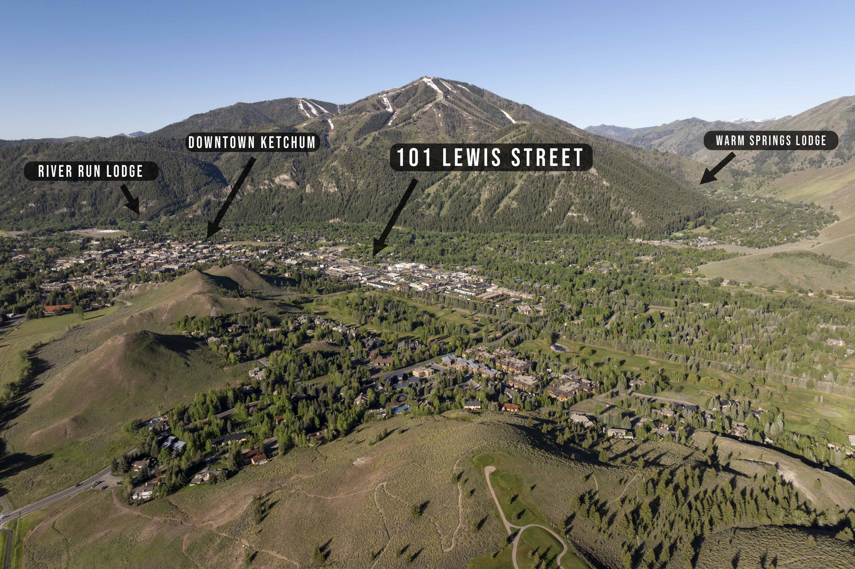 101 Lewis Street Aerial