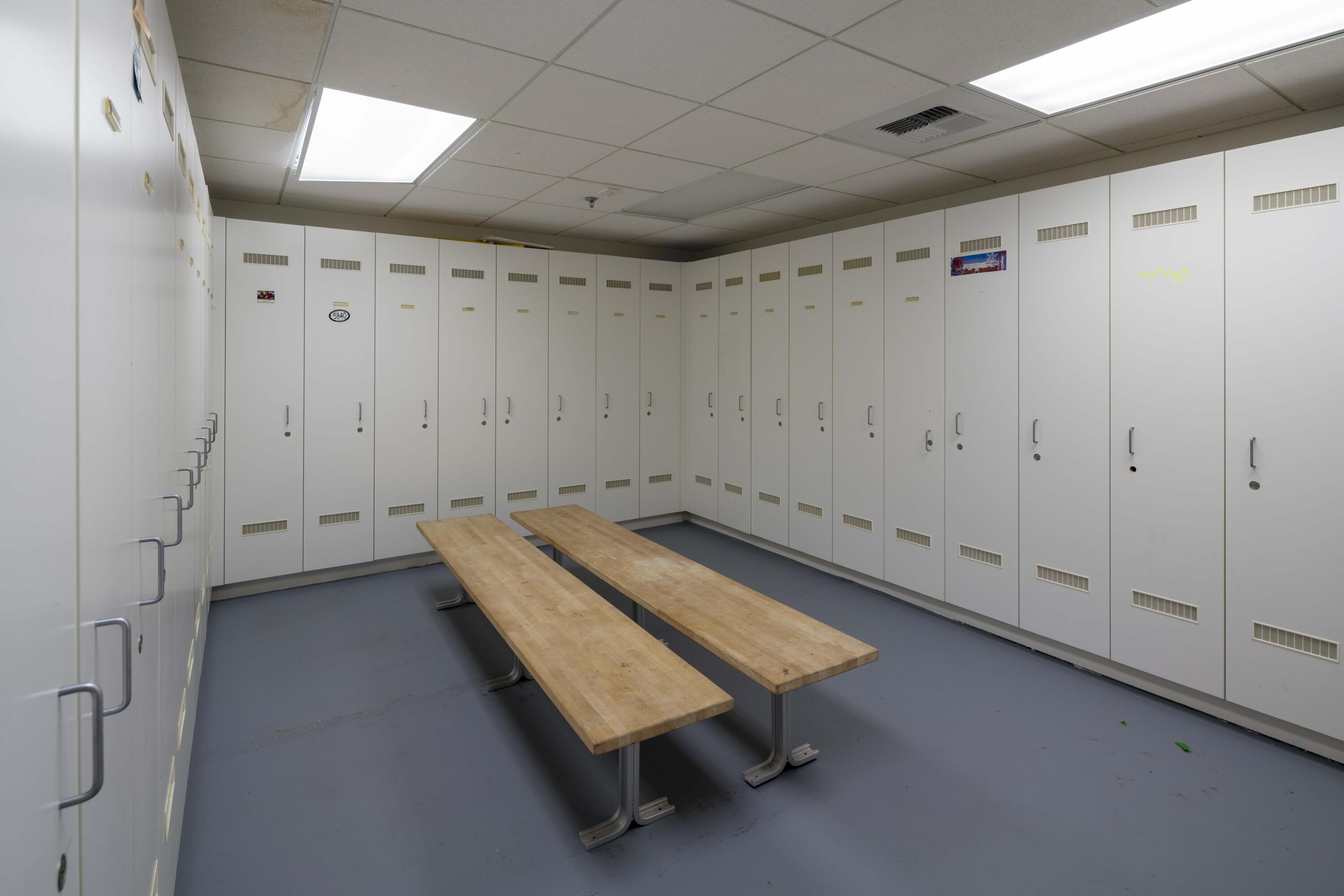 Locker room