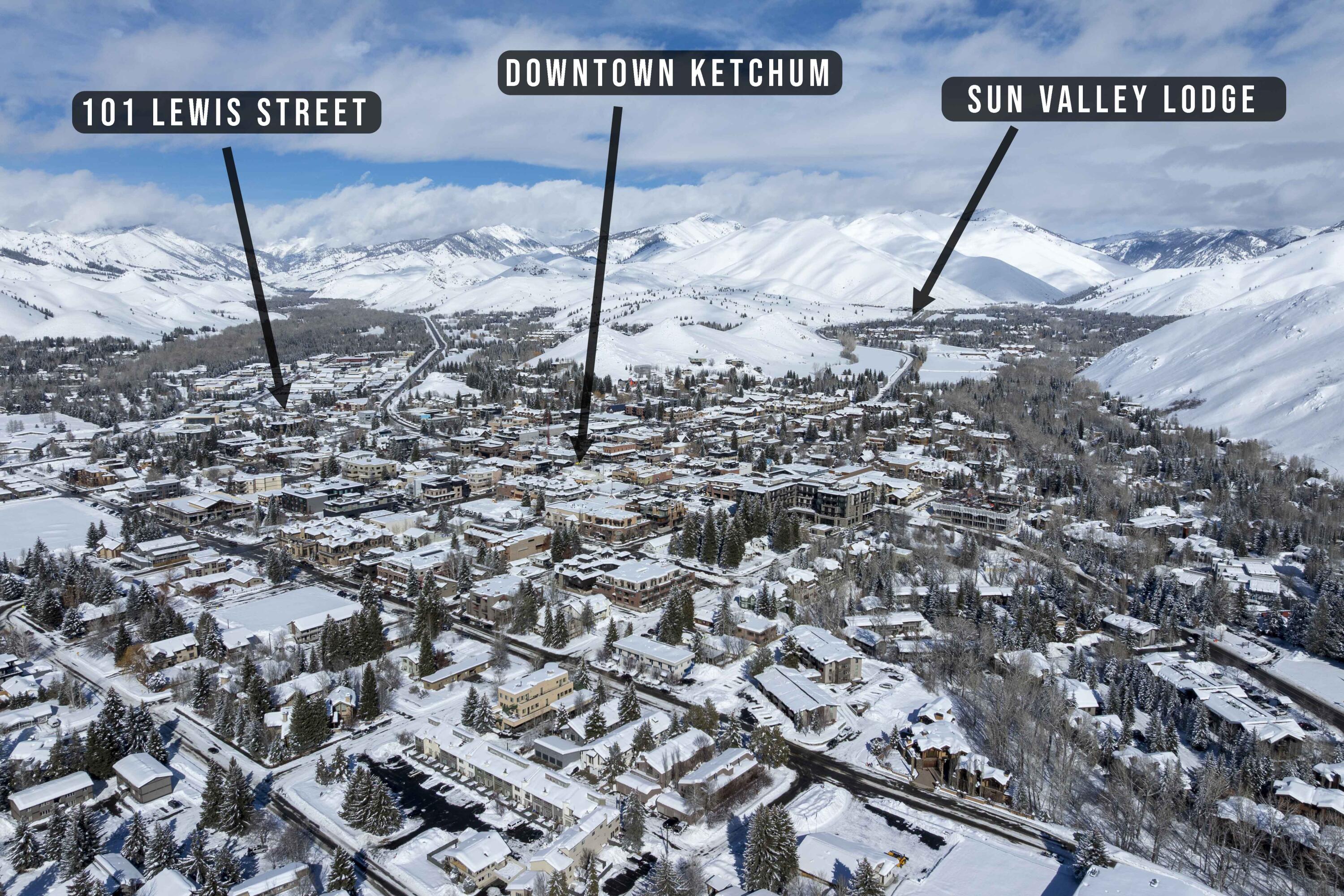 101 Lewis Street Aerial