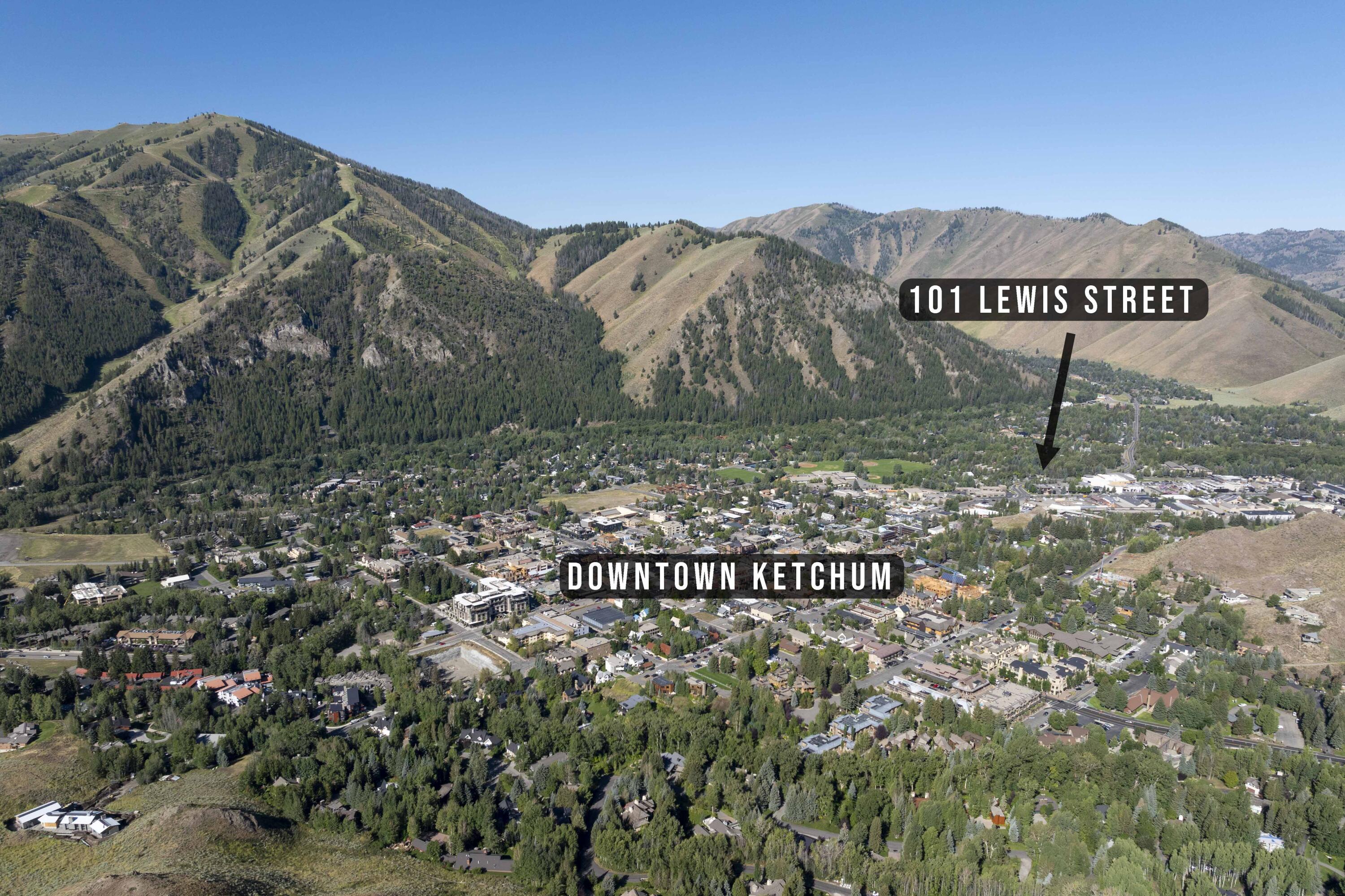 101 Lewis Street Aerial