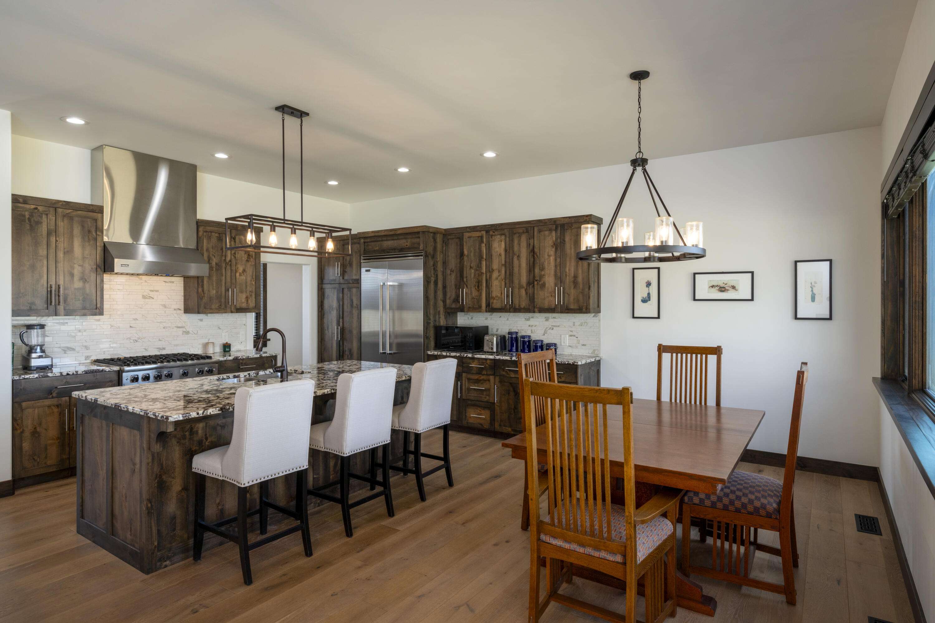 Dining room and Island seating