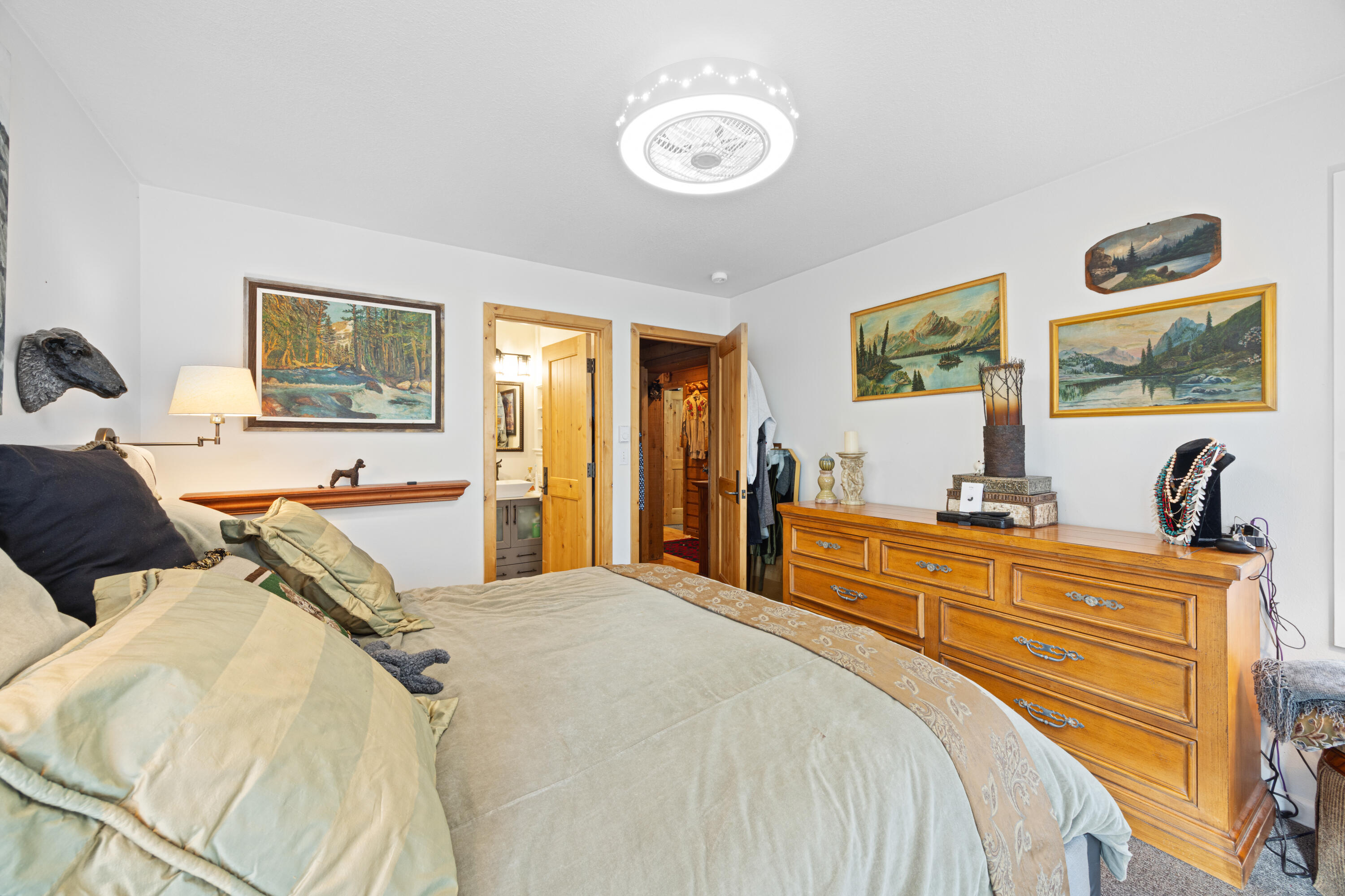 Primary Bedroom and Bathroom