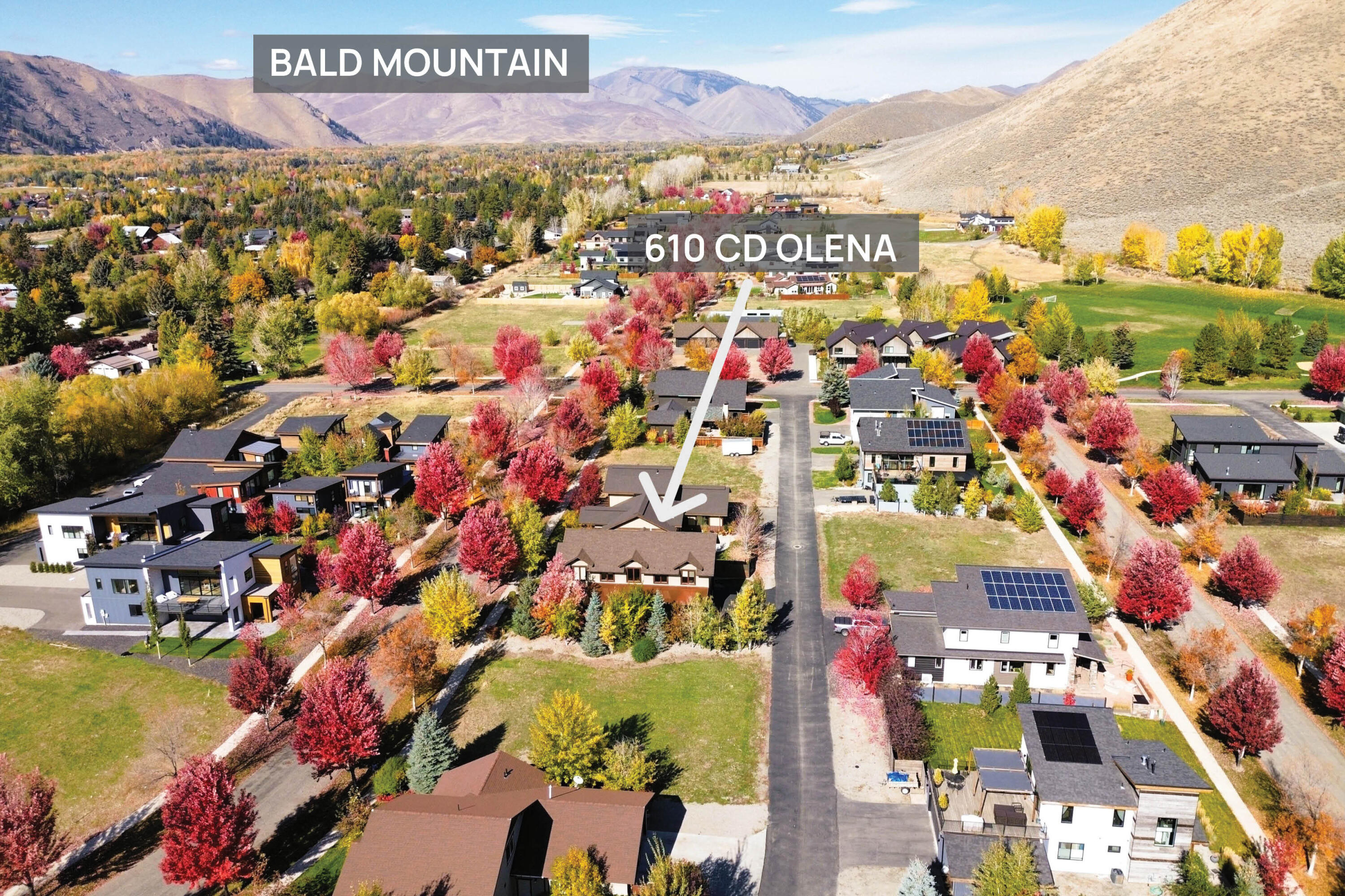 Aerial Fall to North with Baldy