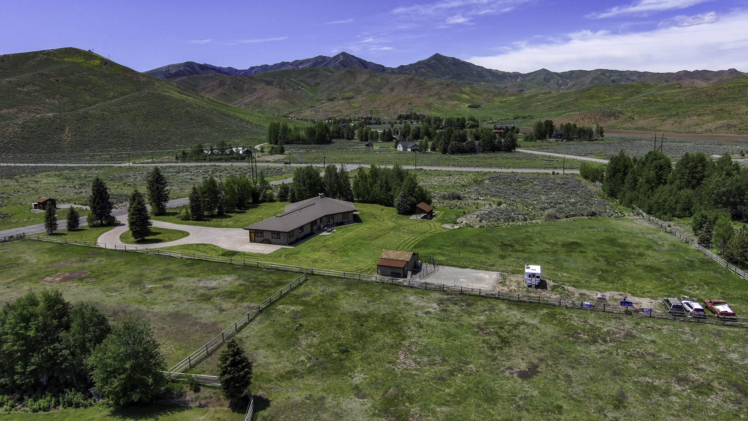 Aerial of entire Property