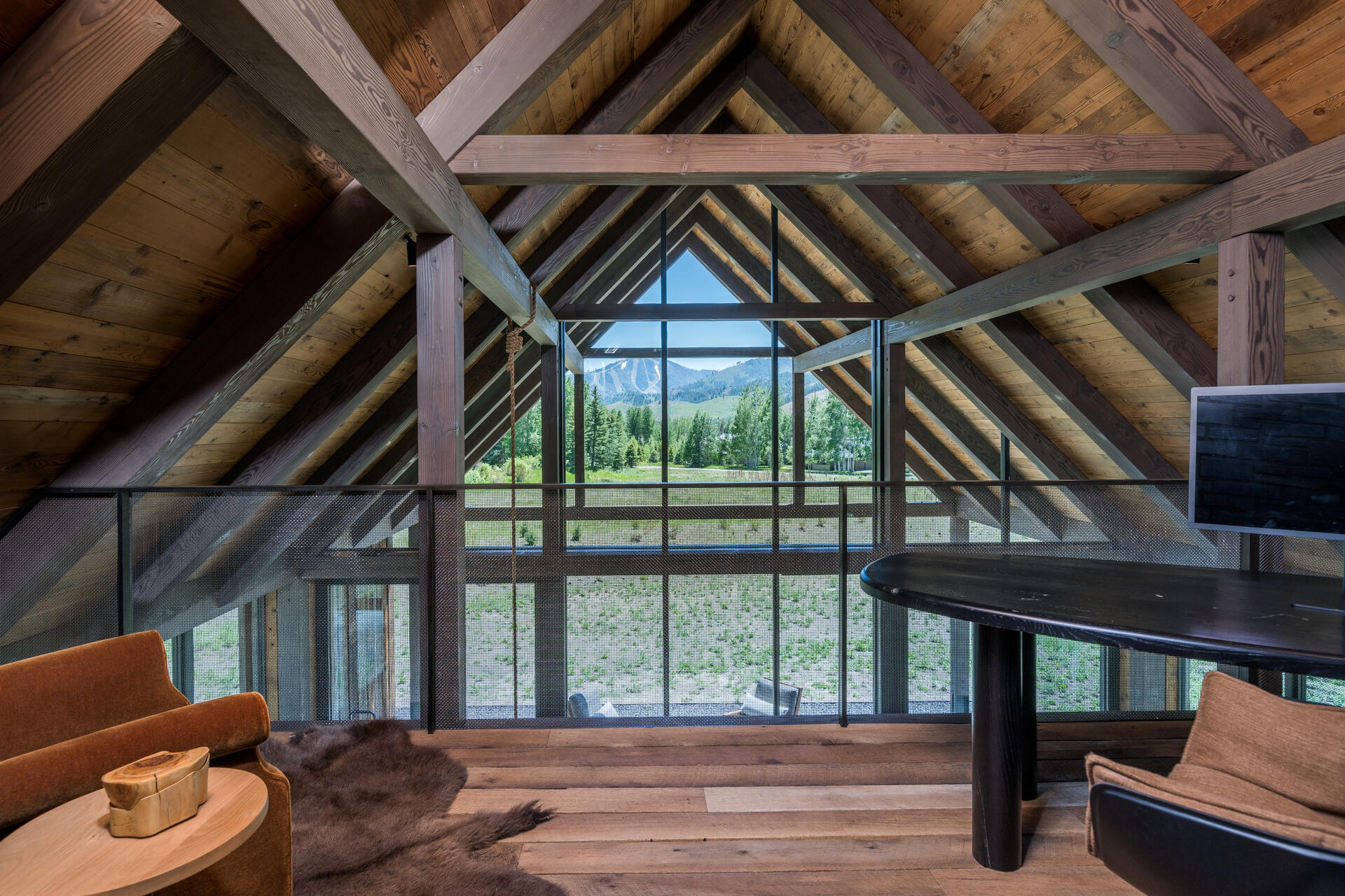 Office with Baldy View