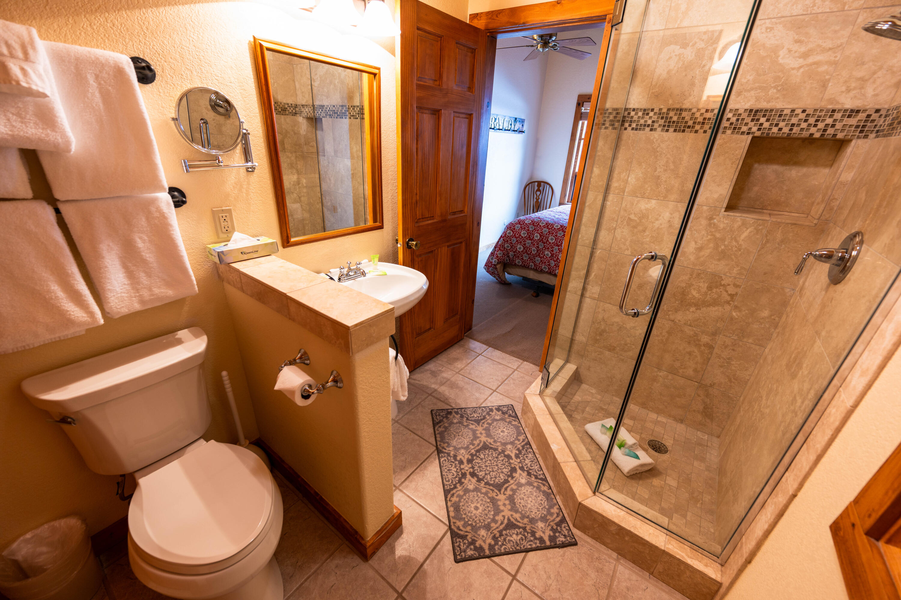 Bathroom off of third level bedroom