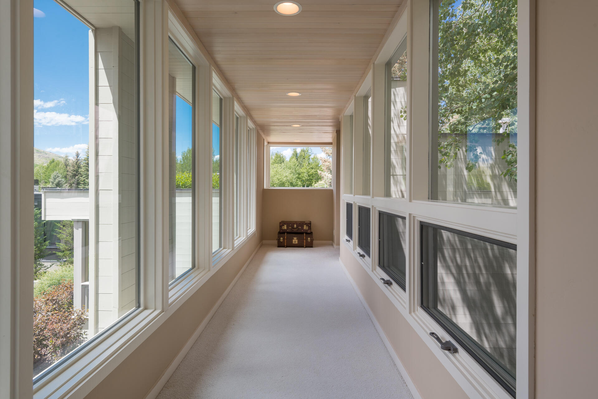 Walkway to guest wing