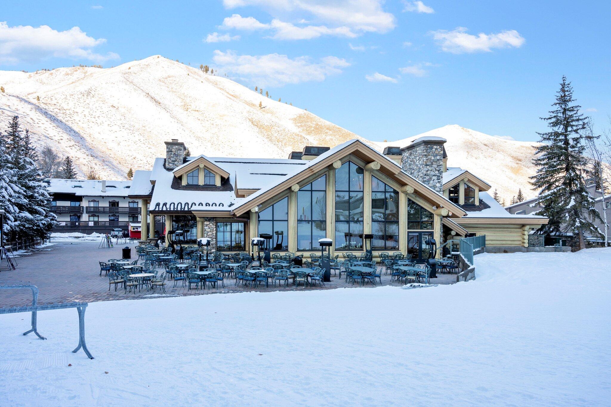 Warm Springs Lodge and lifts steps away