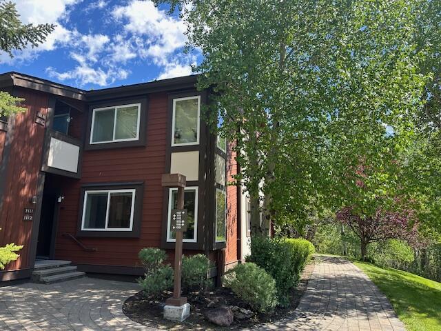 Building view with walkway
